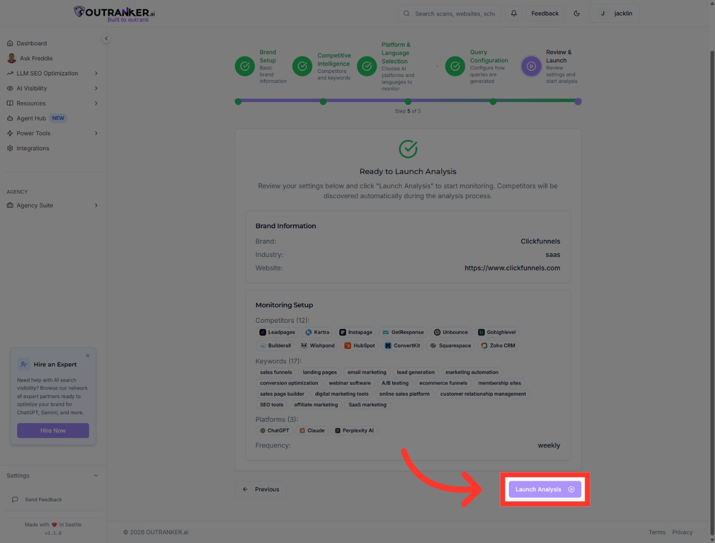 Launch Brand Analysis