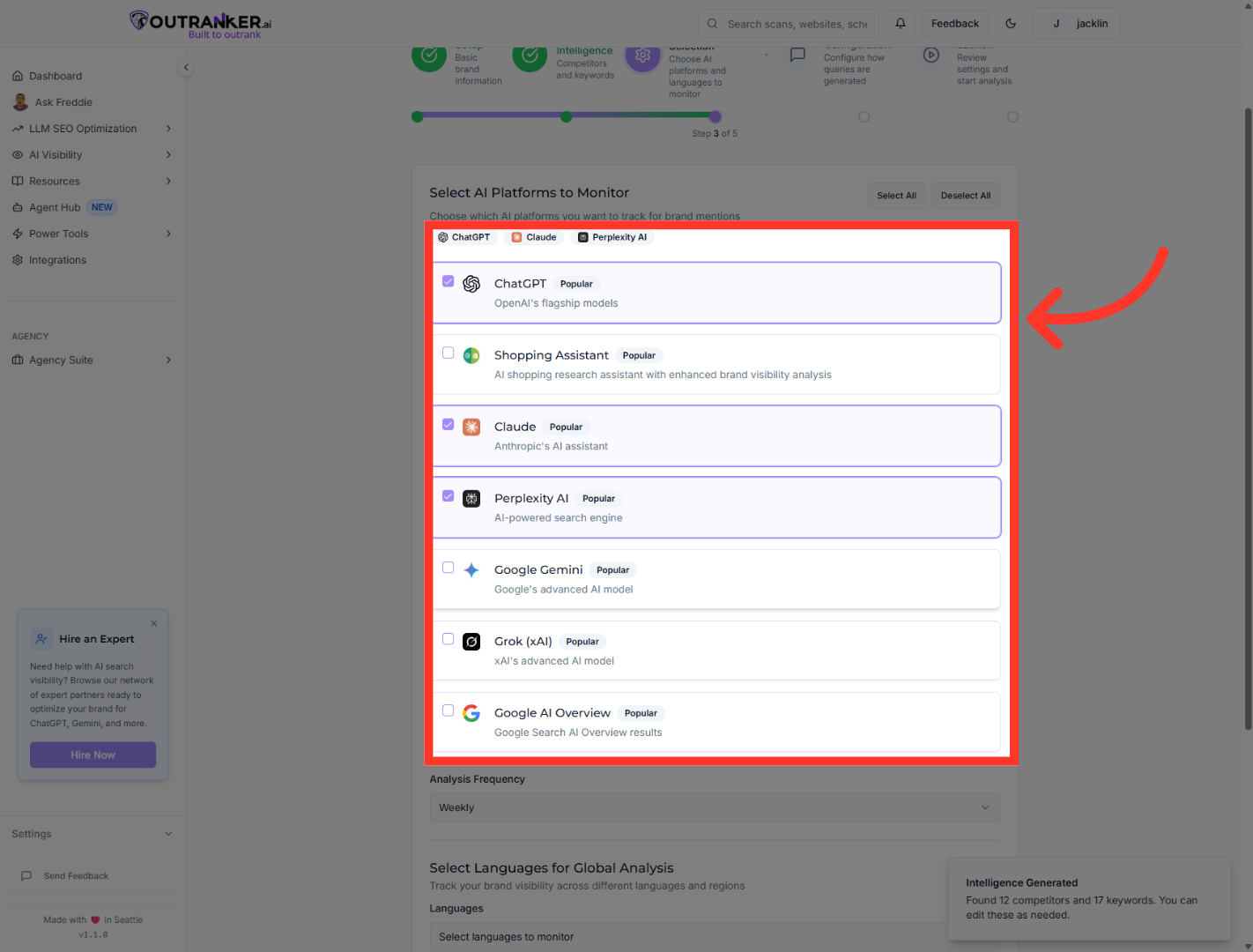 Enable Platform Option