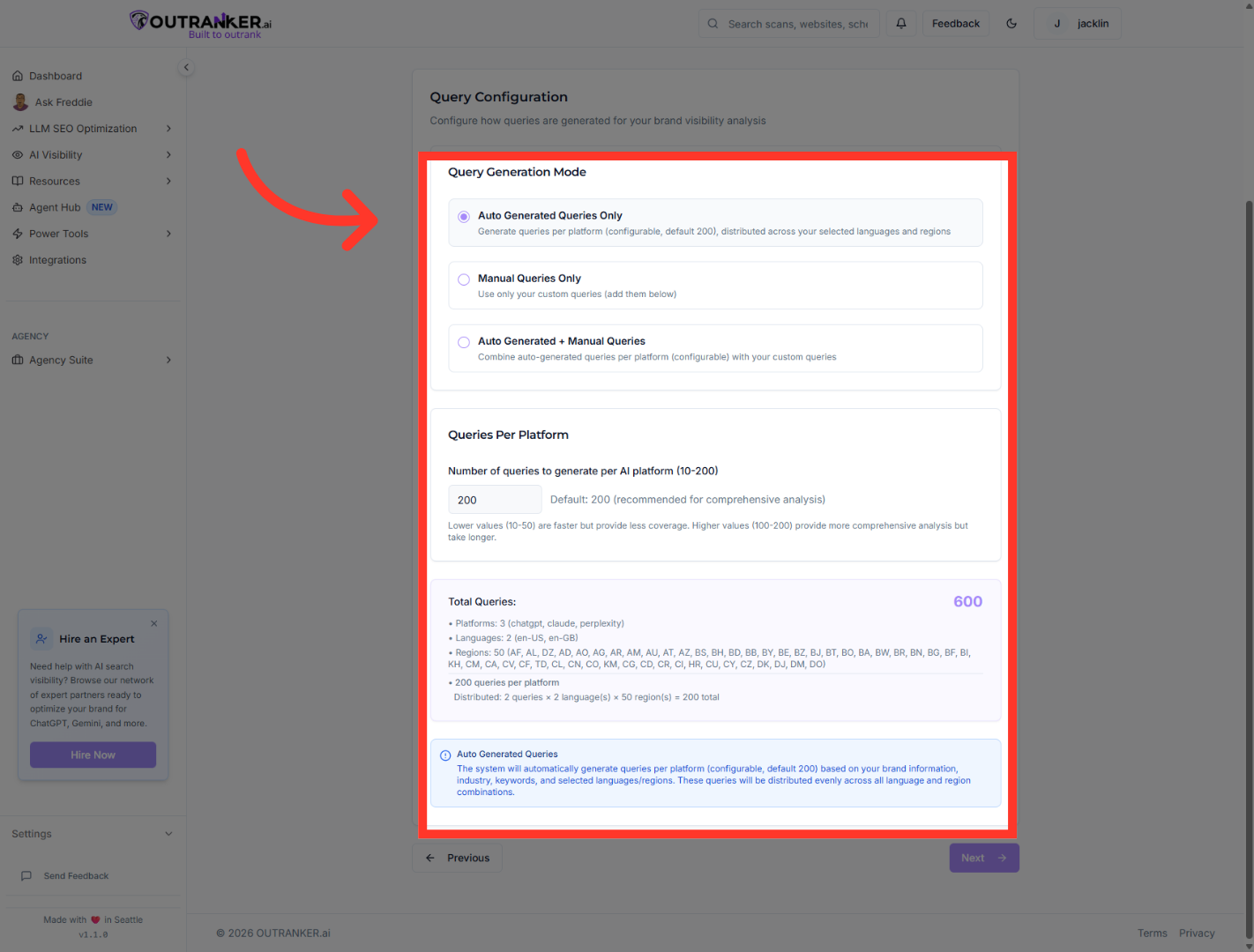Enable Query Generation
