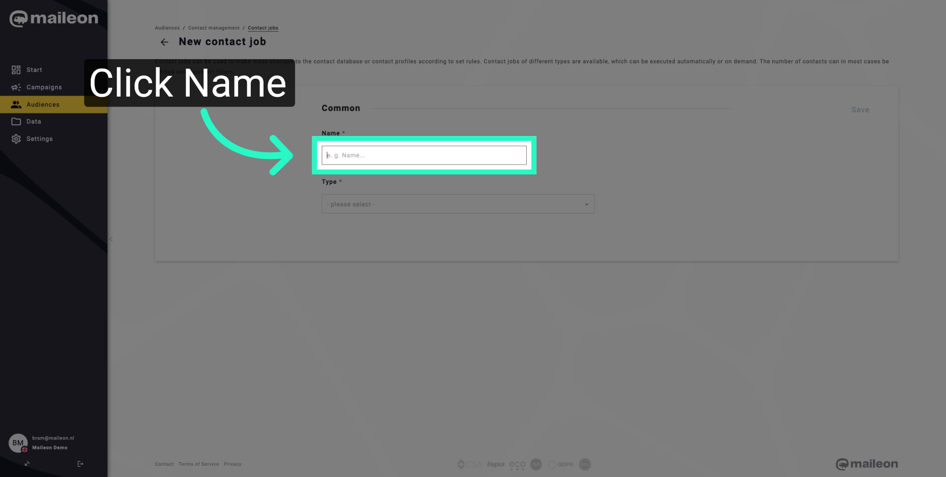 Select Name Field