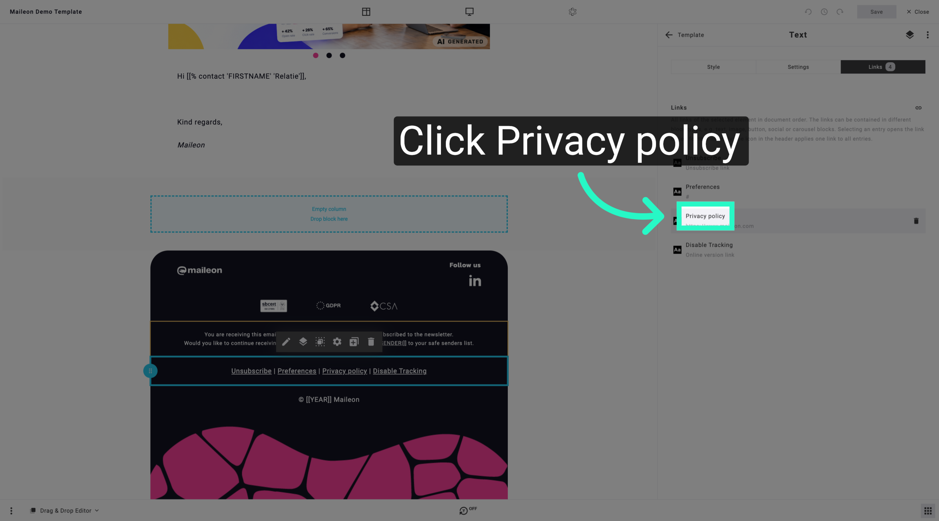 View Privacy Policy Details