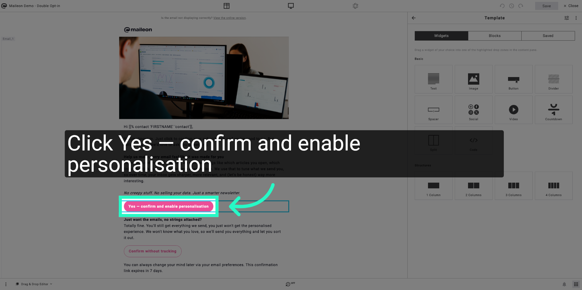 Enable Personalisation