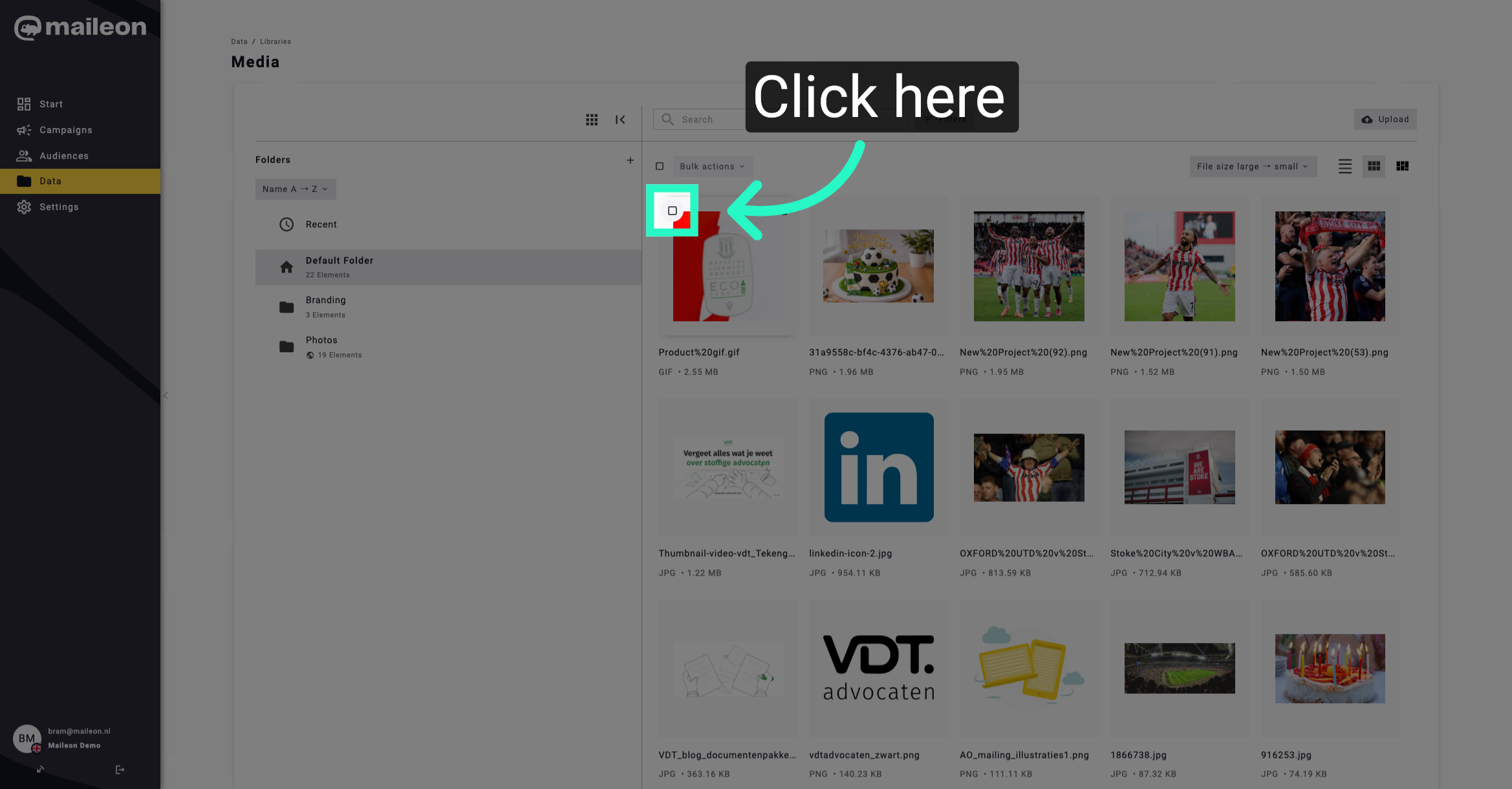 Select Media Item(s)