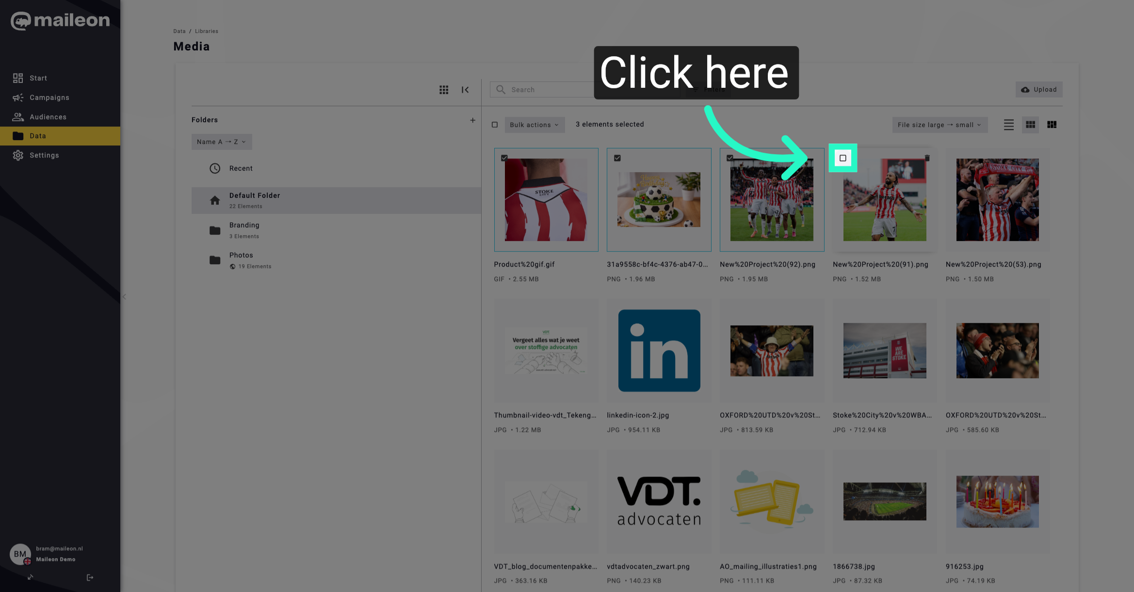 Select Media Item(s)