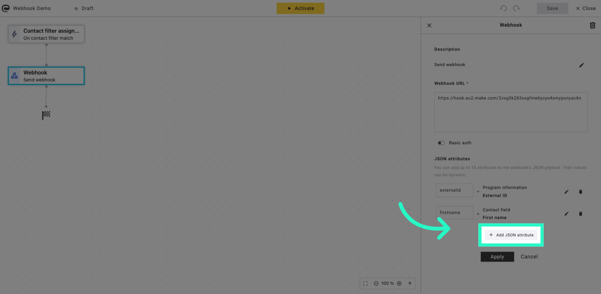 Add Additional JSON Attribute