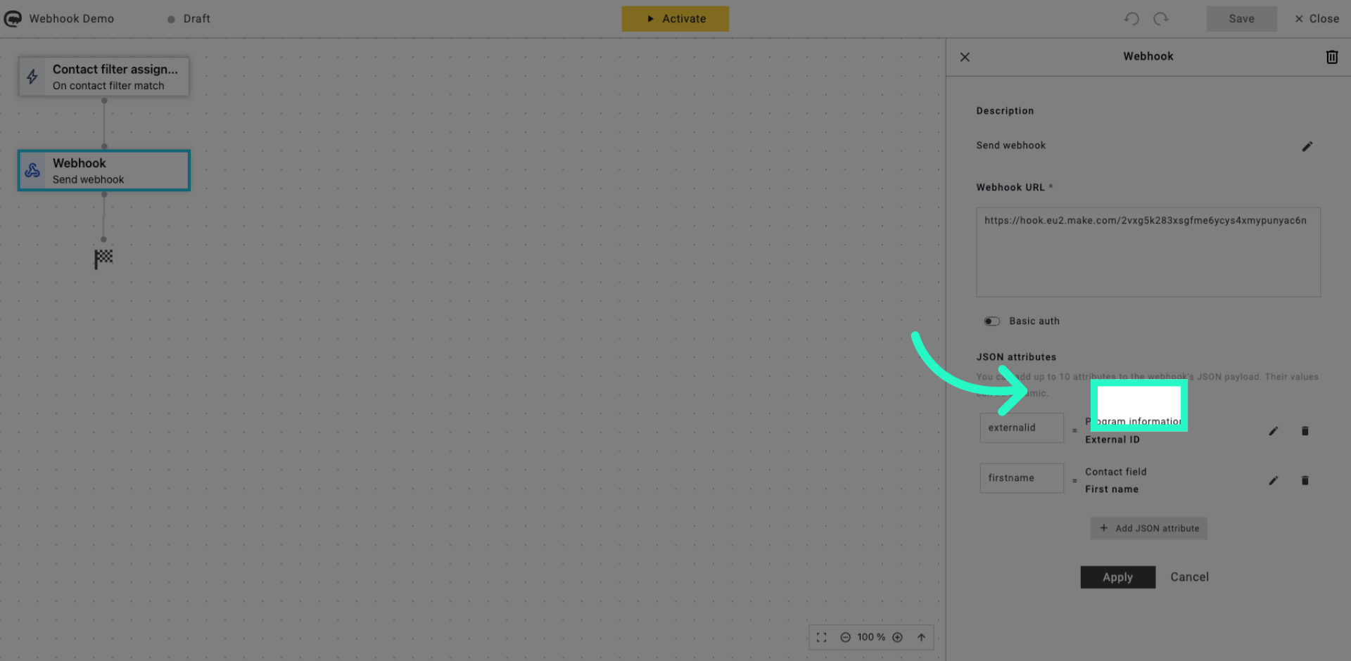 Choose First Name Attribute