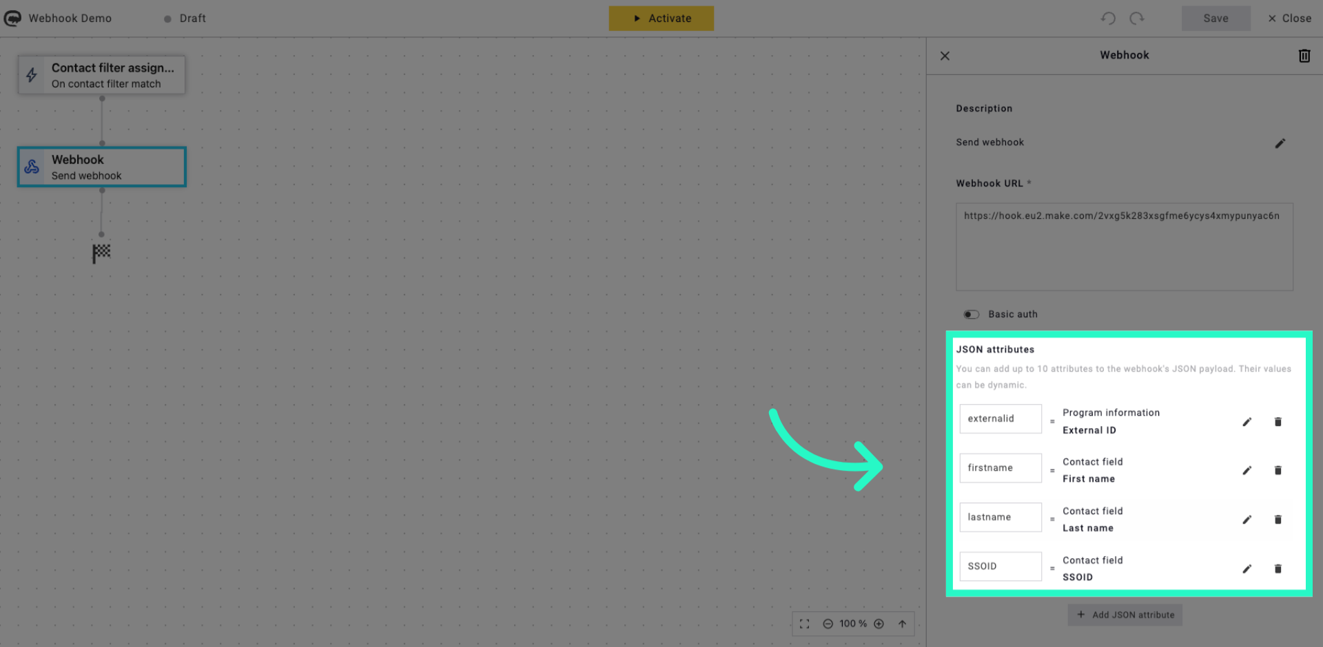 Choose SSOID Attribute