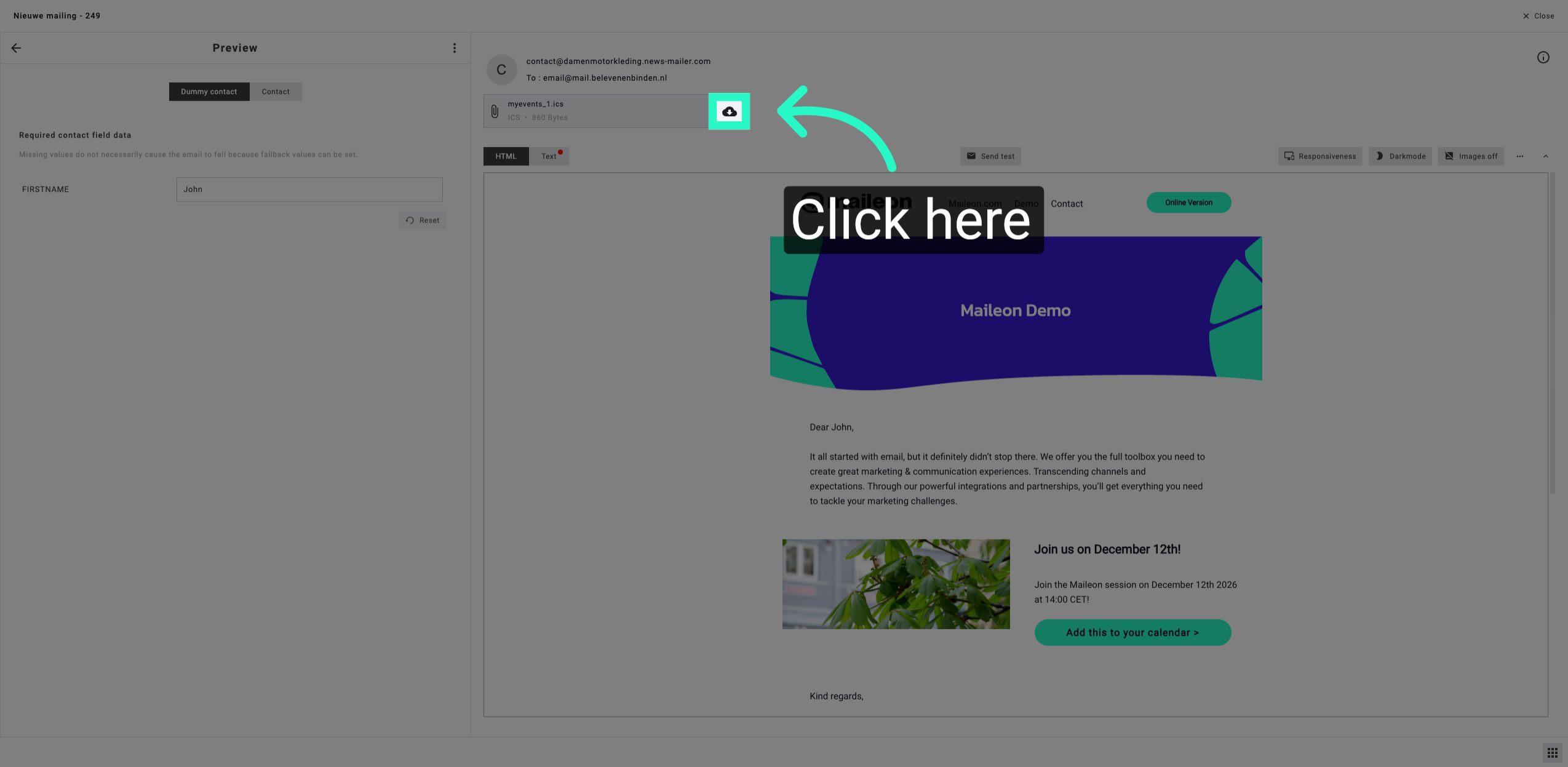 Finalise Calendar Integration