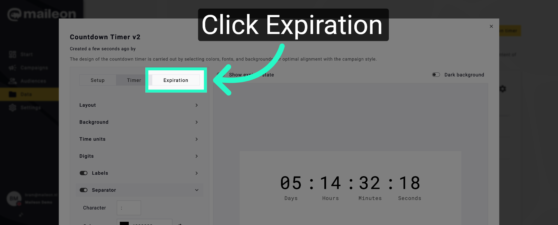 Access Expiration Settings