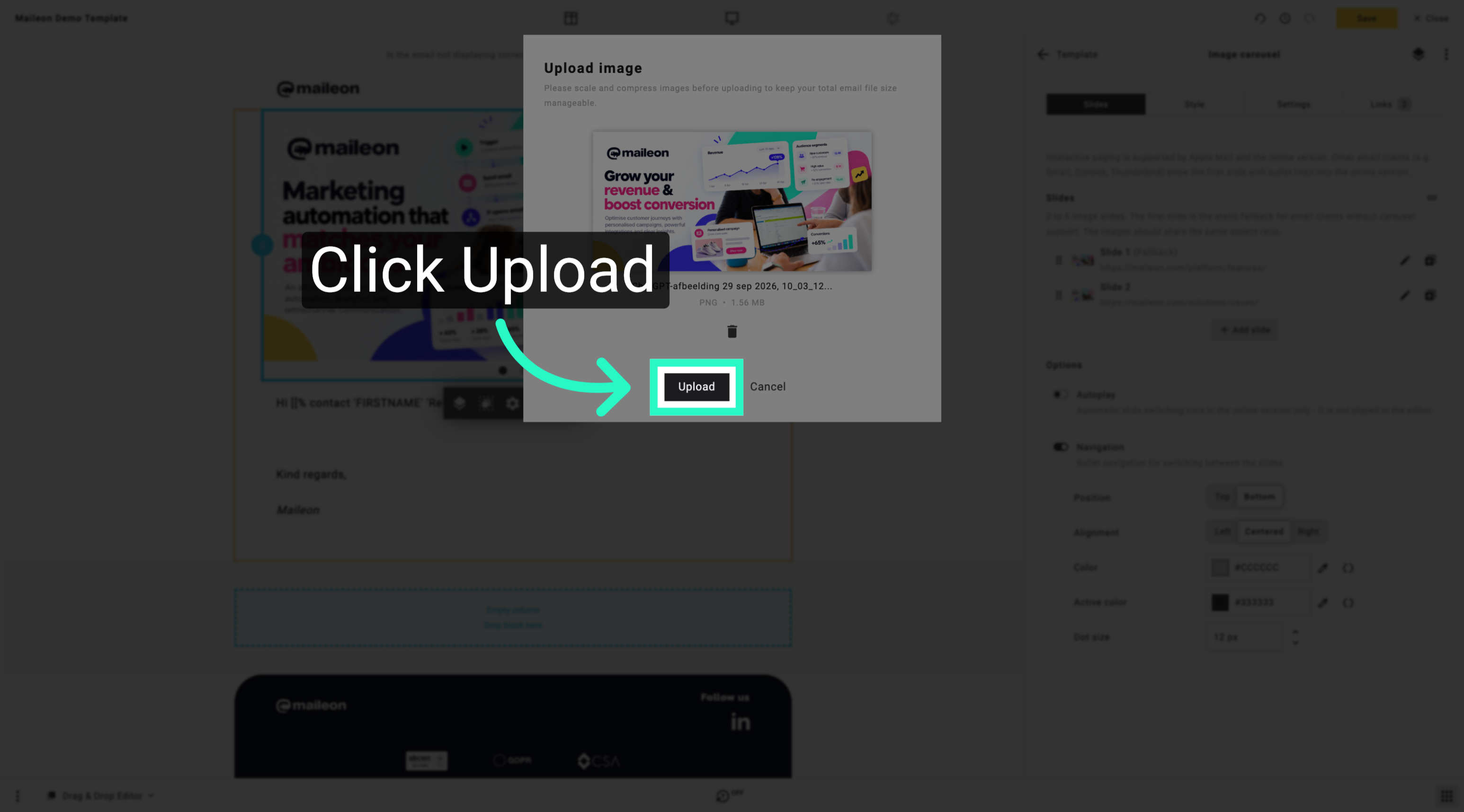 Upload Slide Image