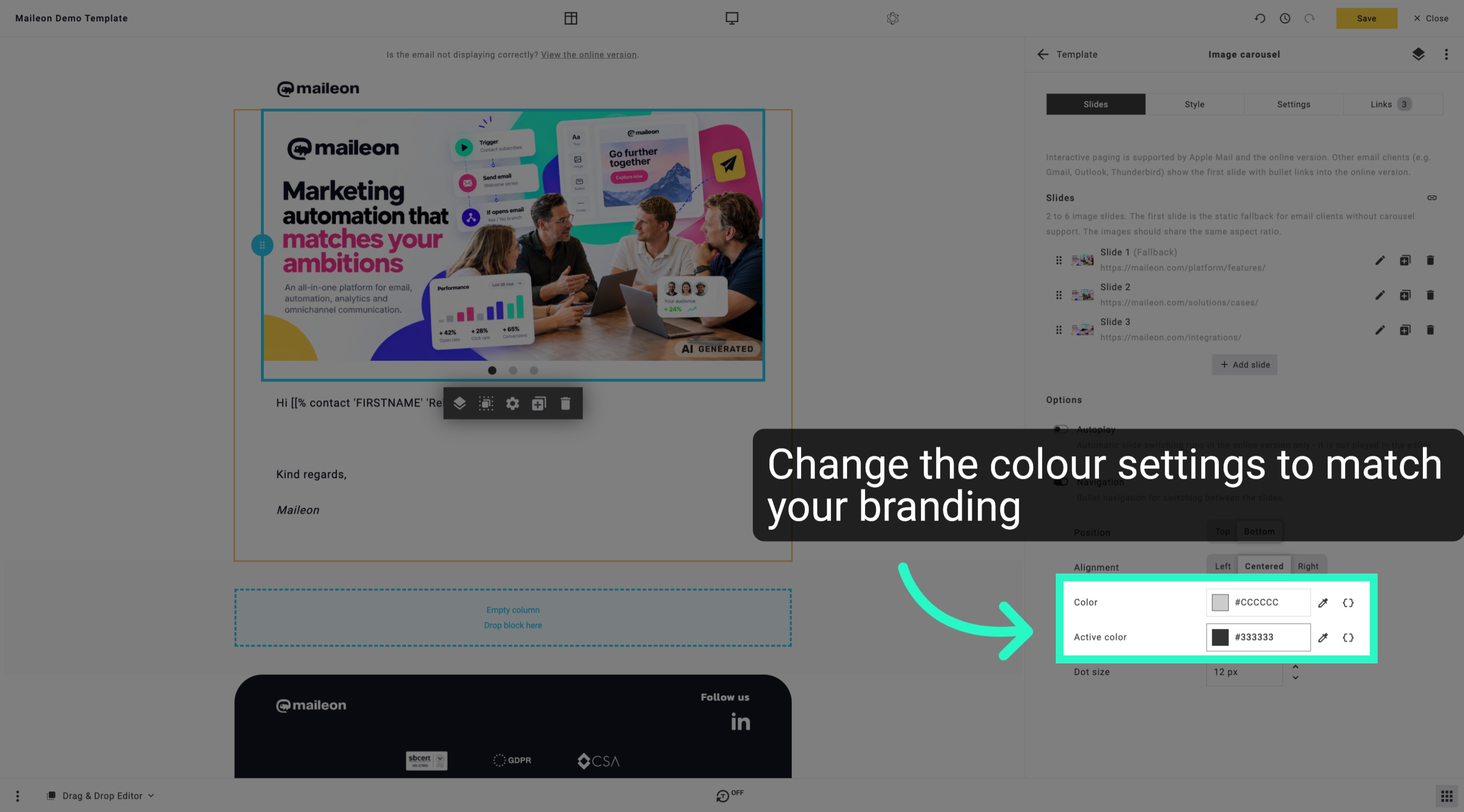 Open Colour Picker