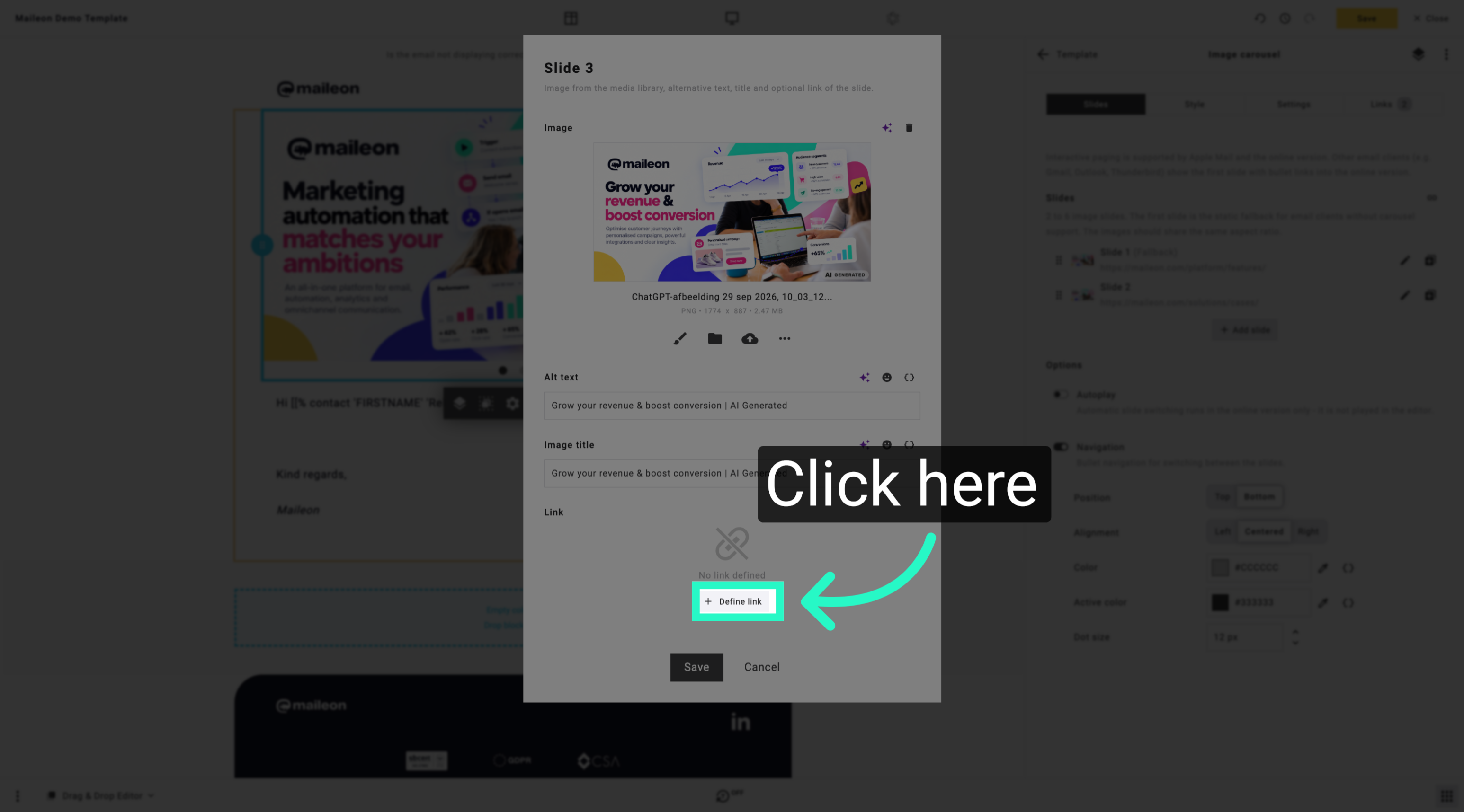 Open Link Settings