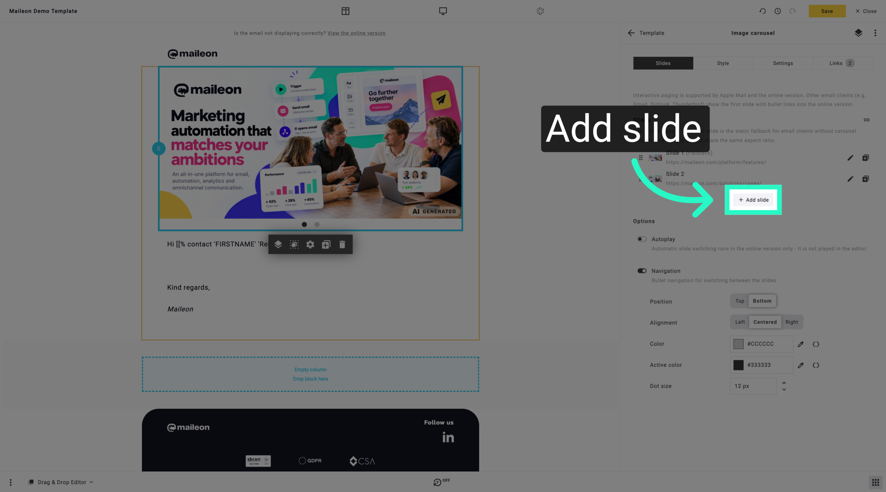 Add New Slide
