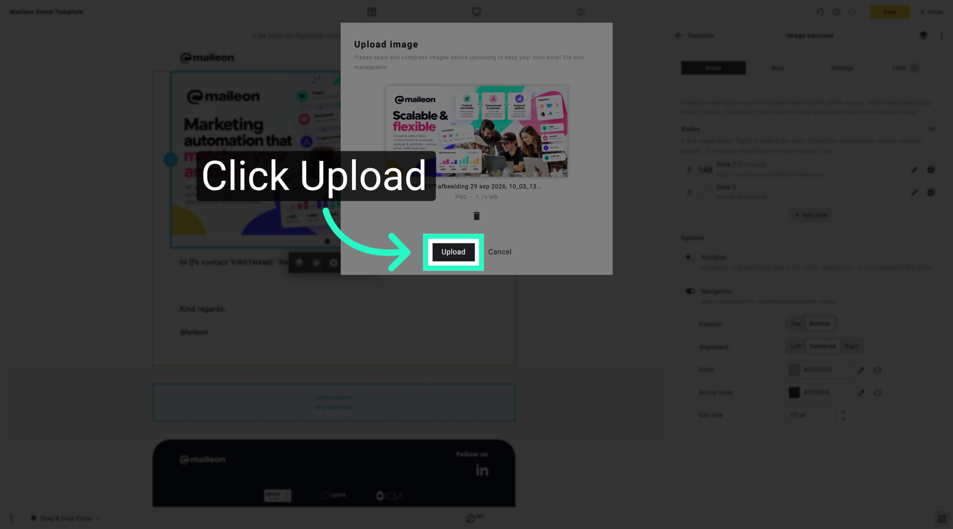 Upload Second Image