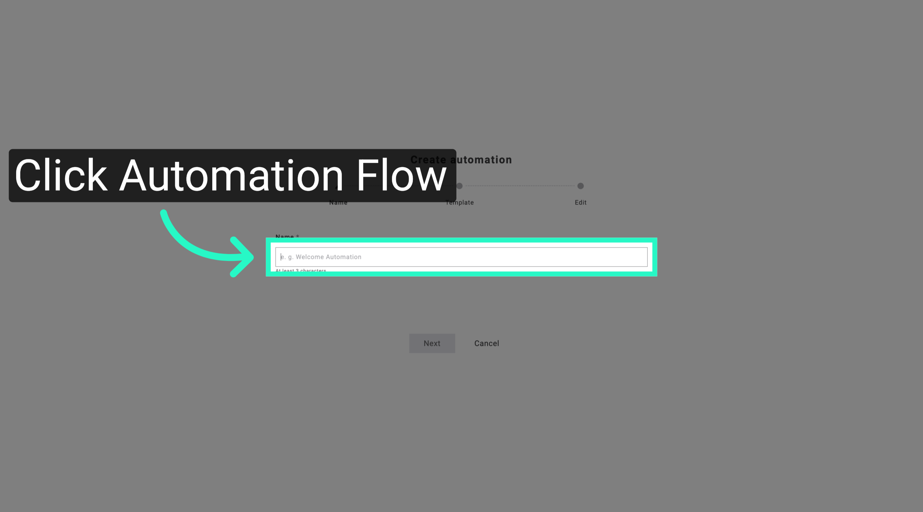 Access Automation Flow