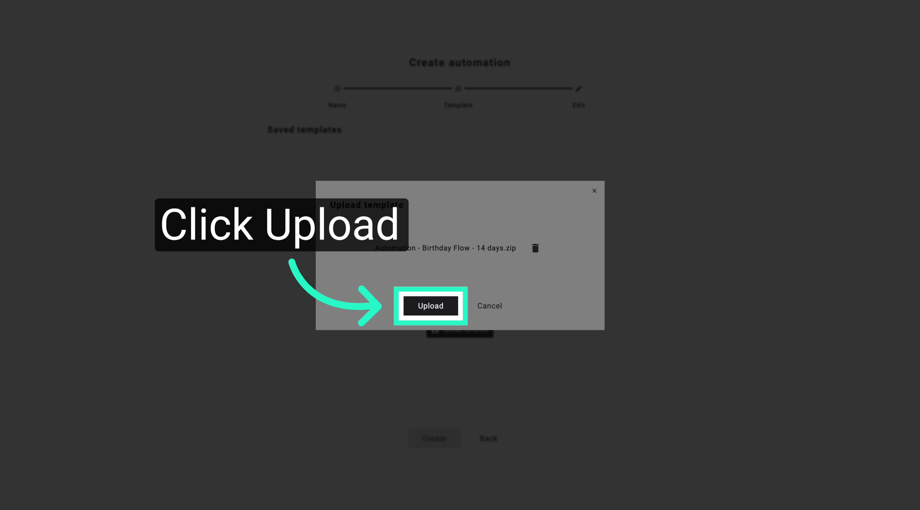 Upload Template File