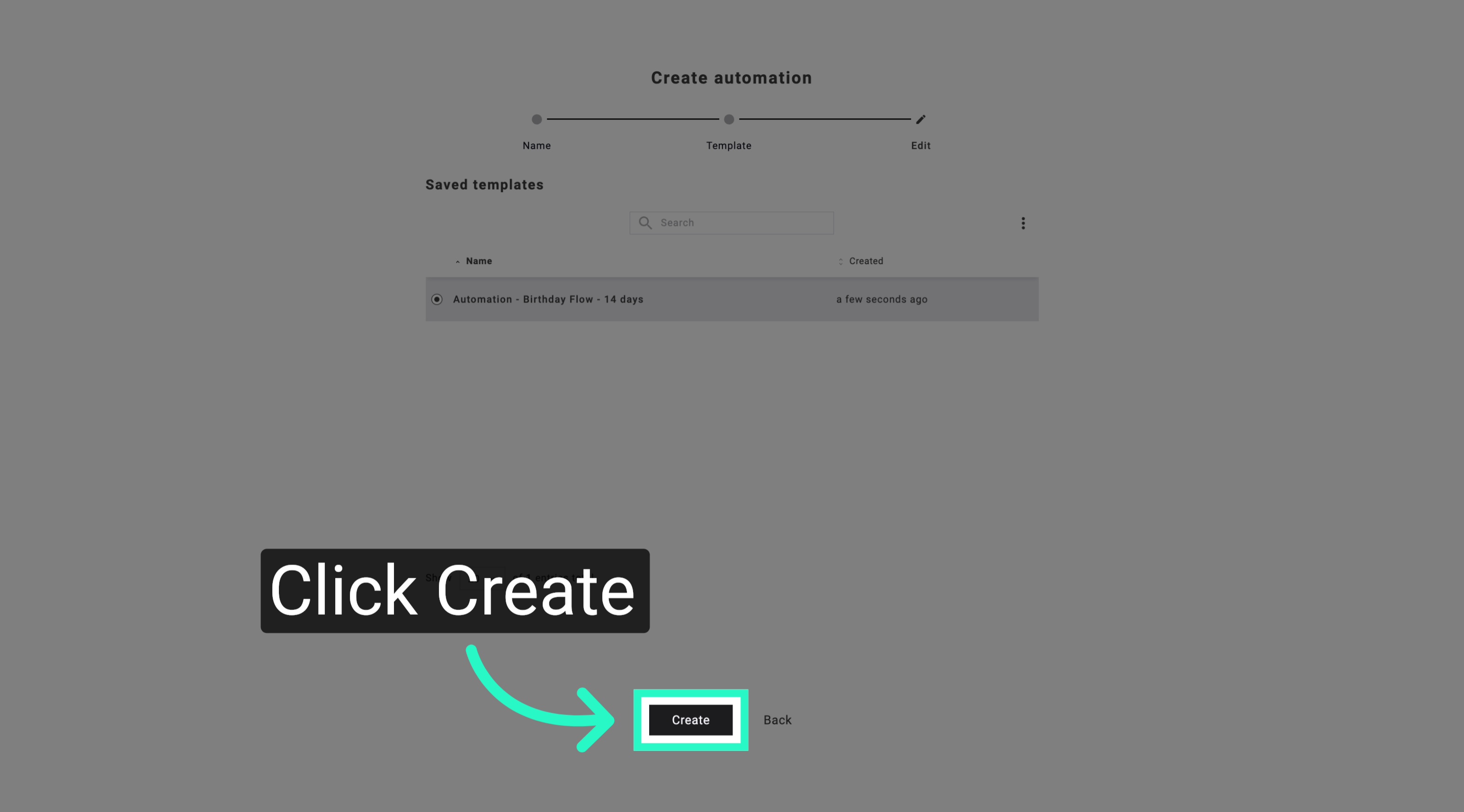 Create Automation Flow