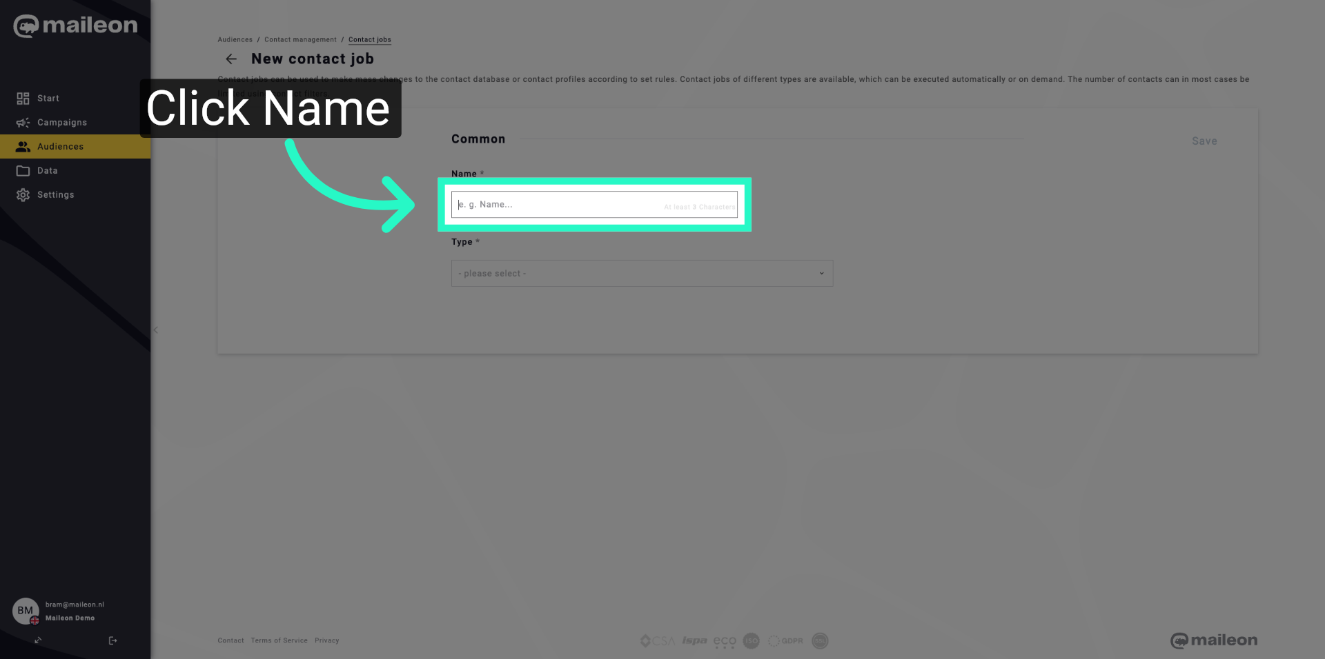 Select Name Field