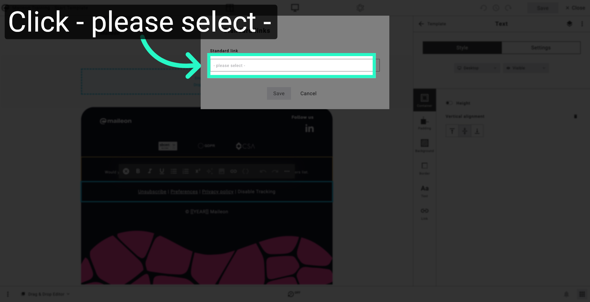Open Selection Dropdown