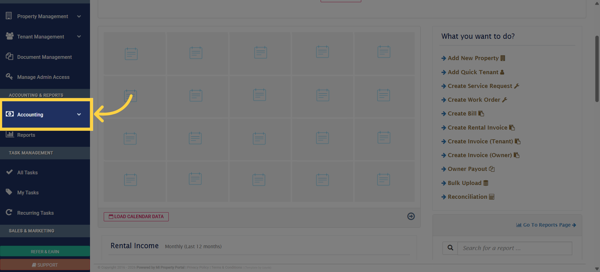 Access Accounting Section