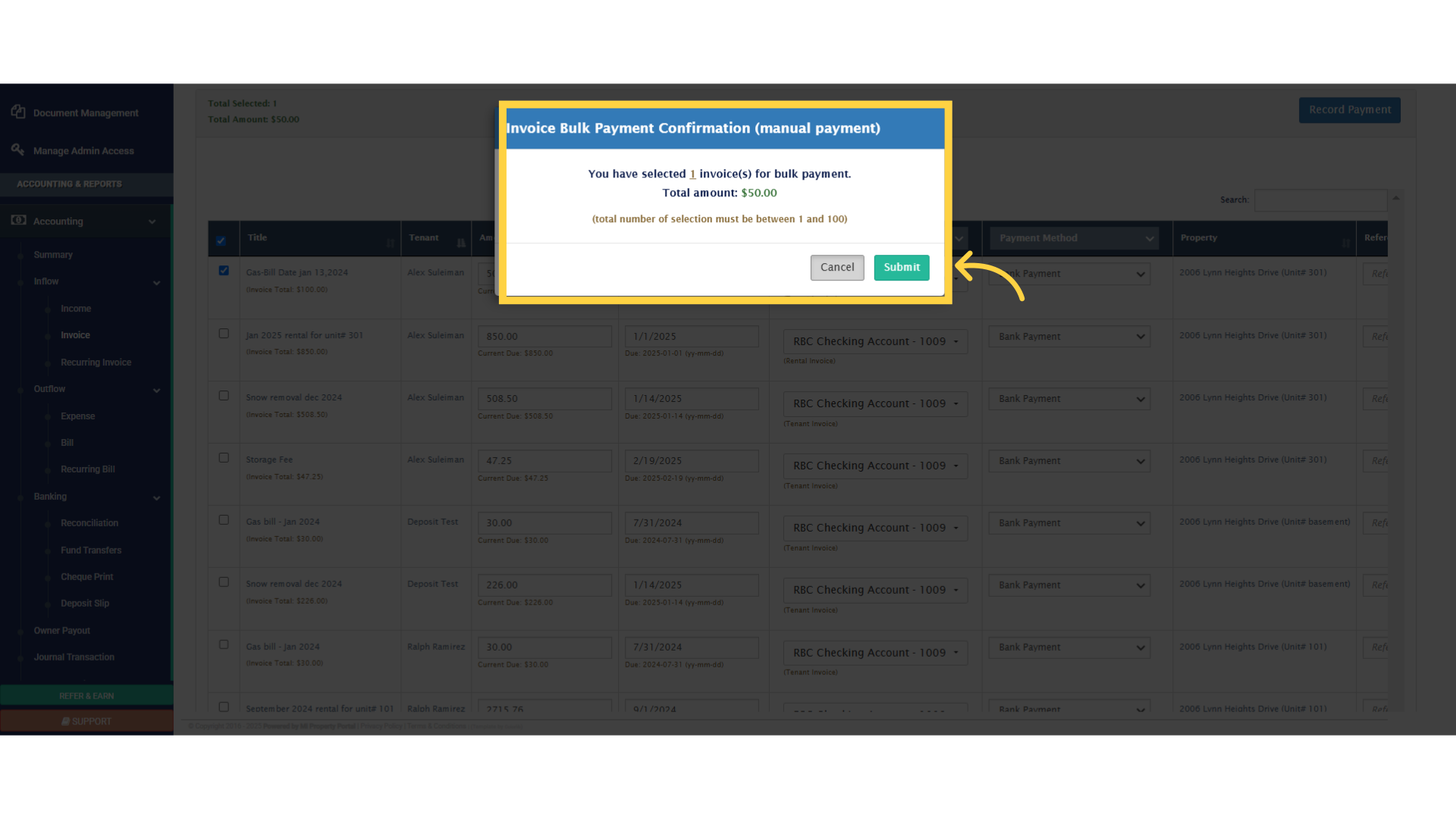 Click 'Cancel'