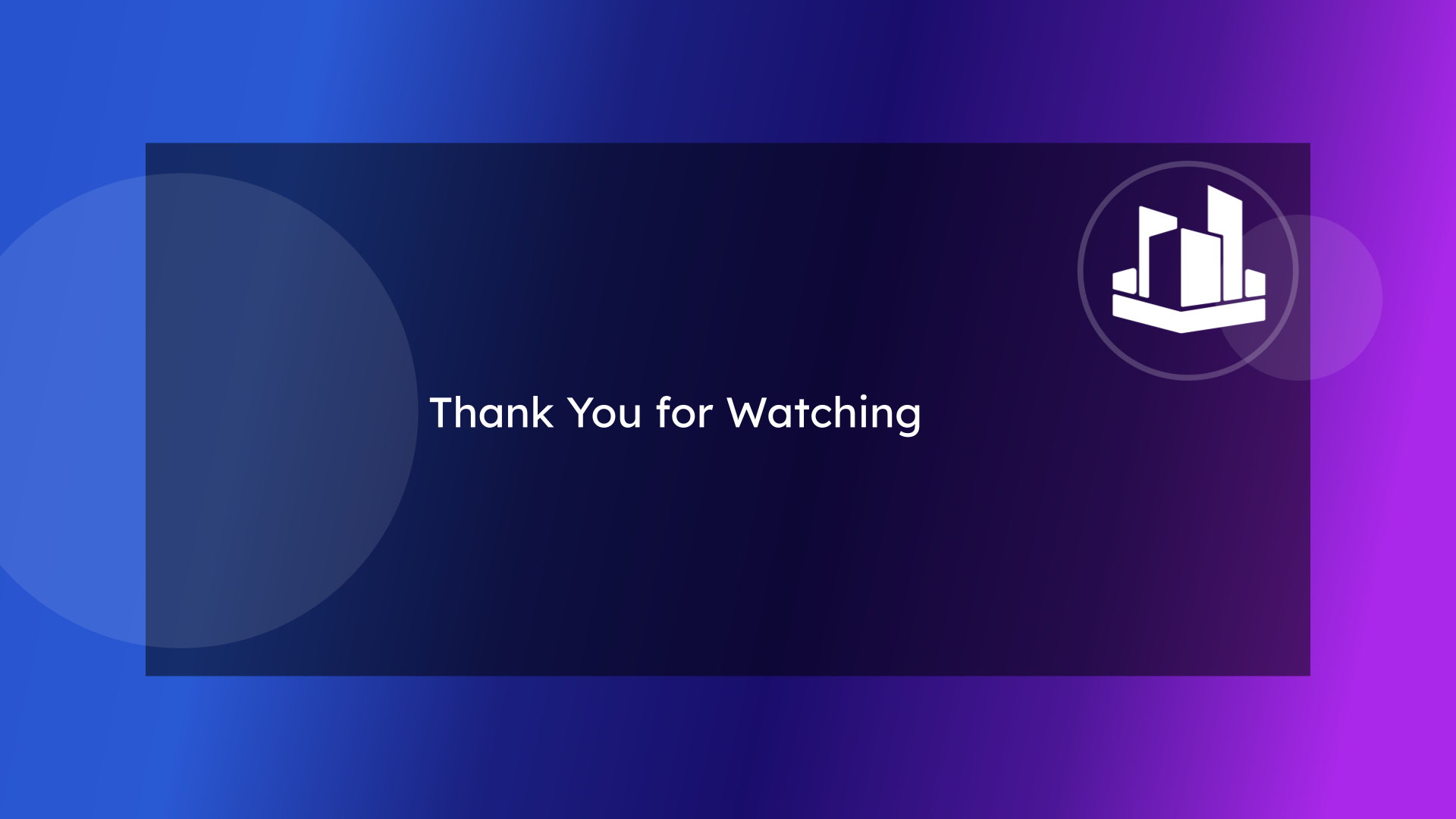 Thank You for Watching