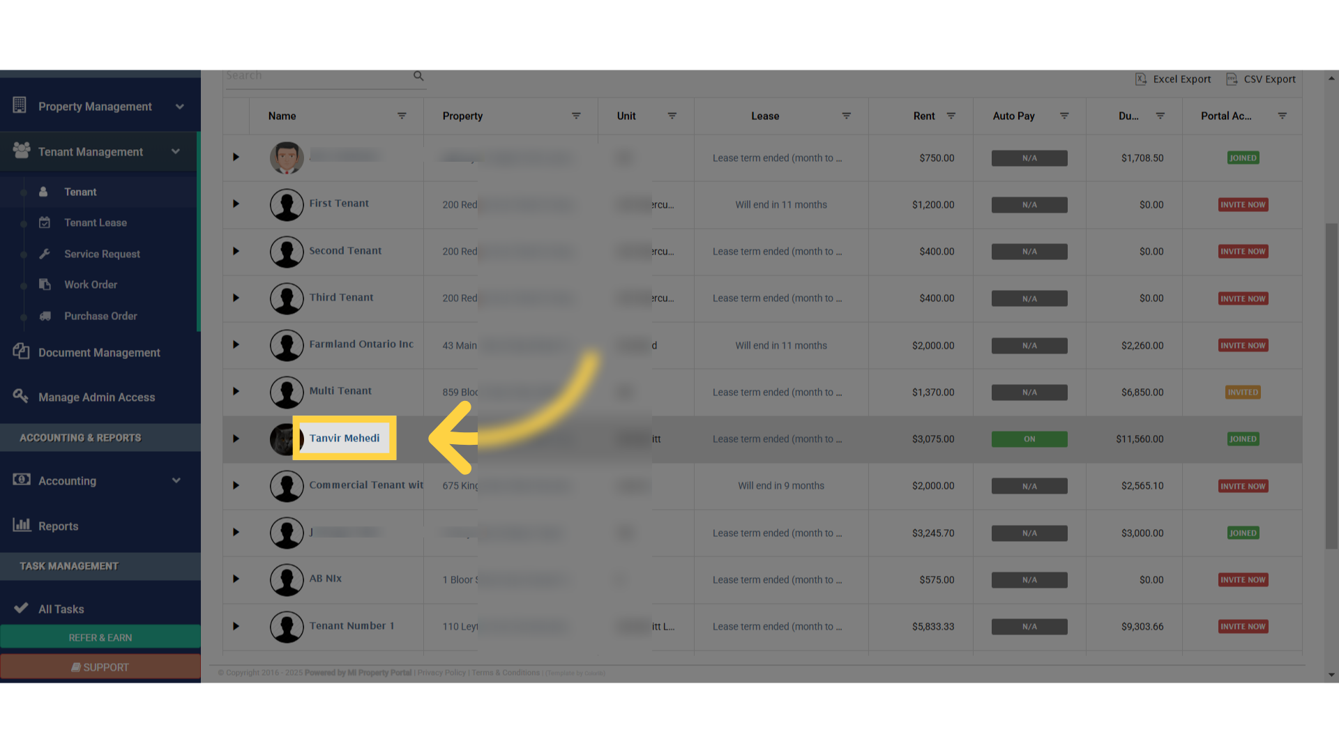 Click 'Tanvir Mehedi'