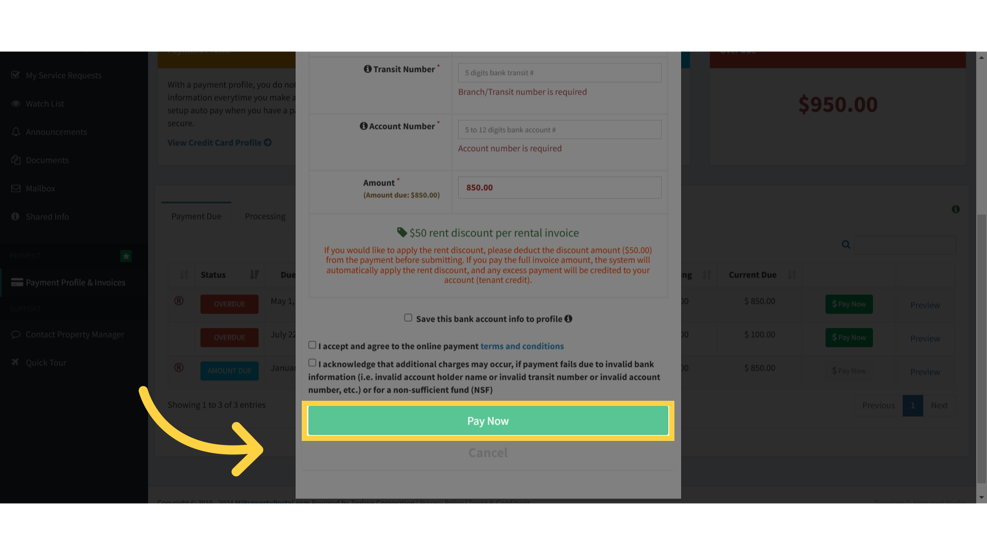 Click 'Cancel'