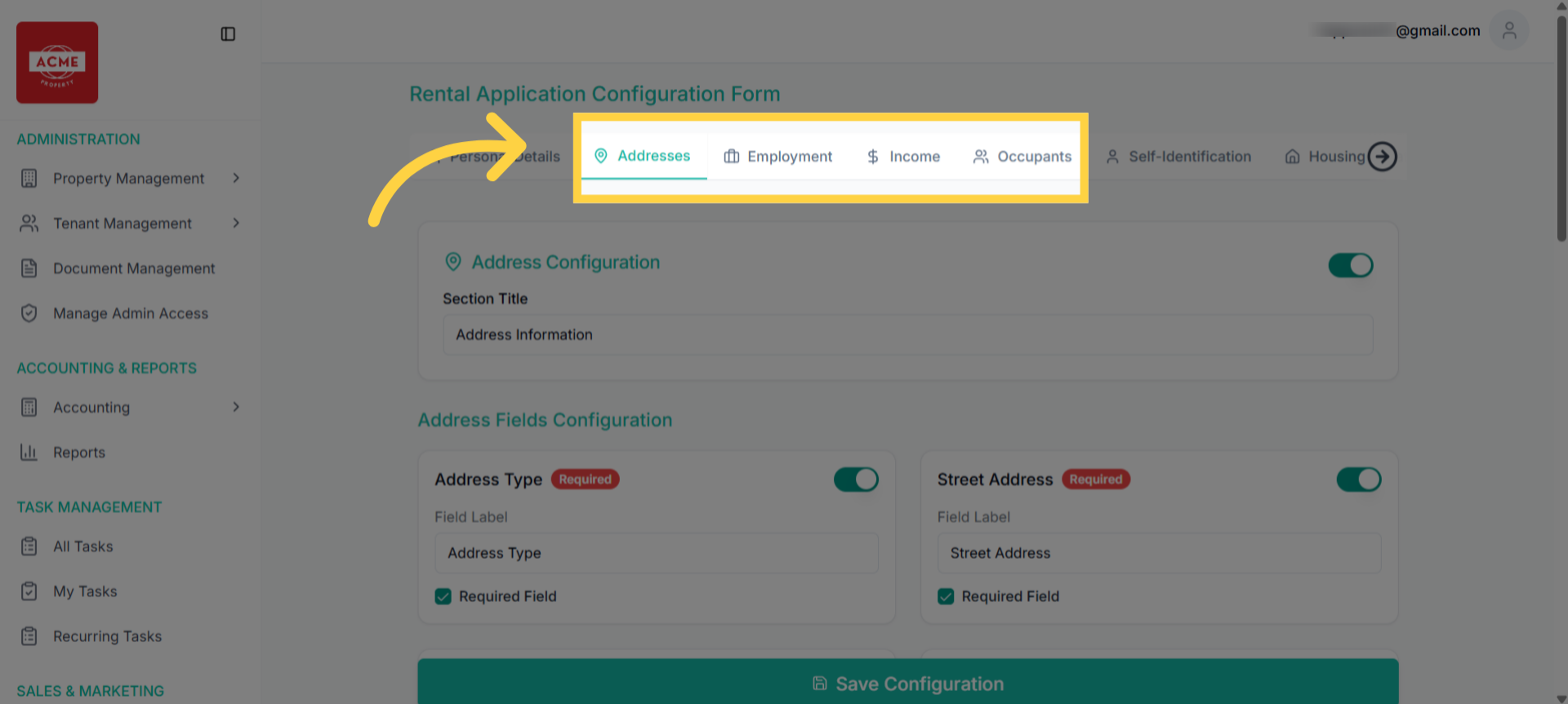 Repeat the process of enabling or disabling fields, mark it as required or optional