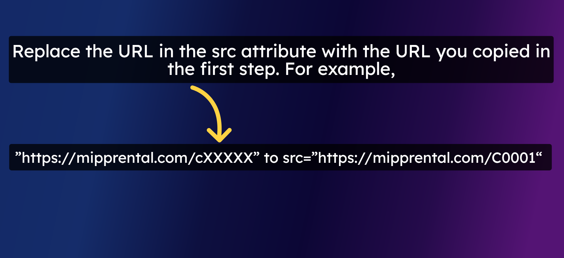 ”https://mipprental.com/cXXXXX” to src=”https://mipprental.com/C0001“