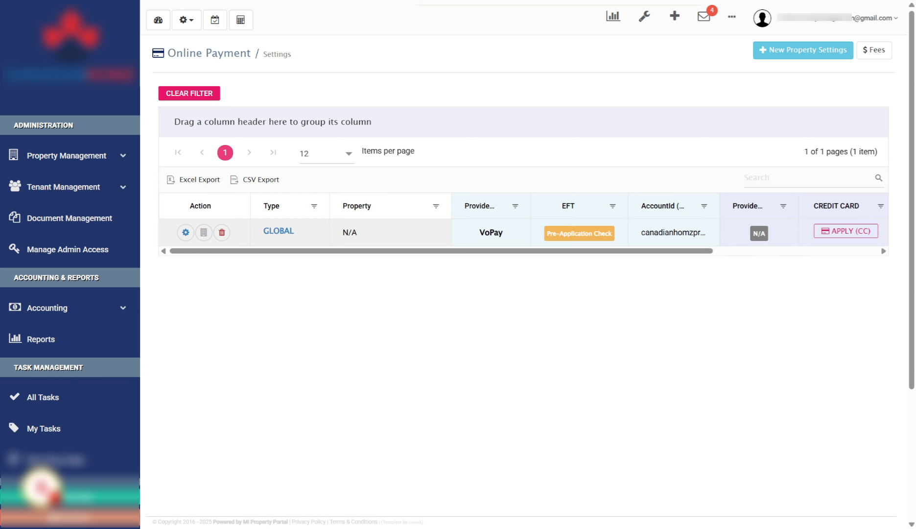 Await Notification From VoPay