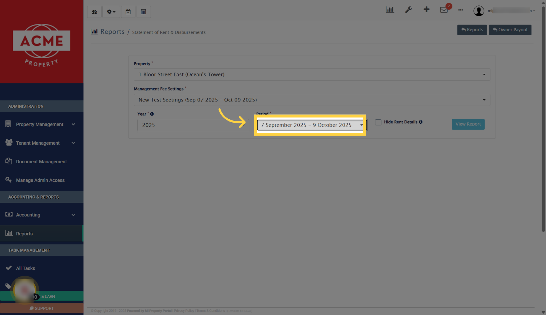 Confirm New Settings Activation