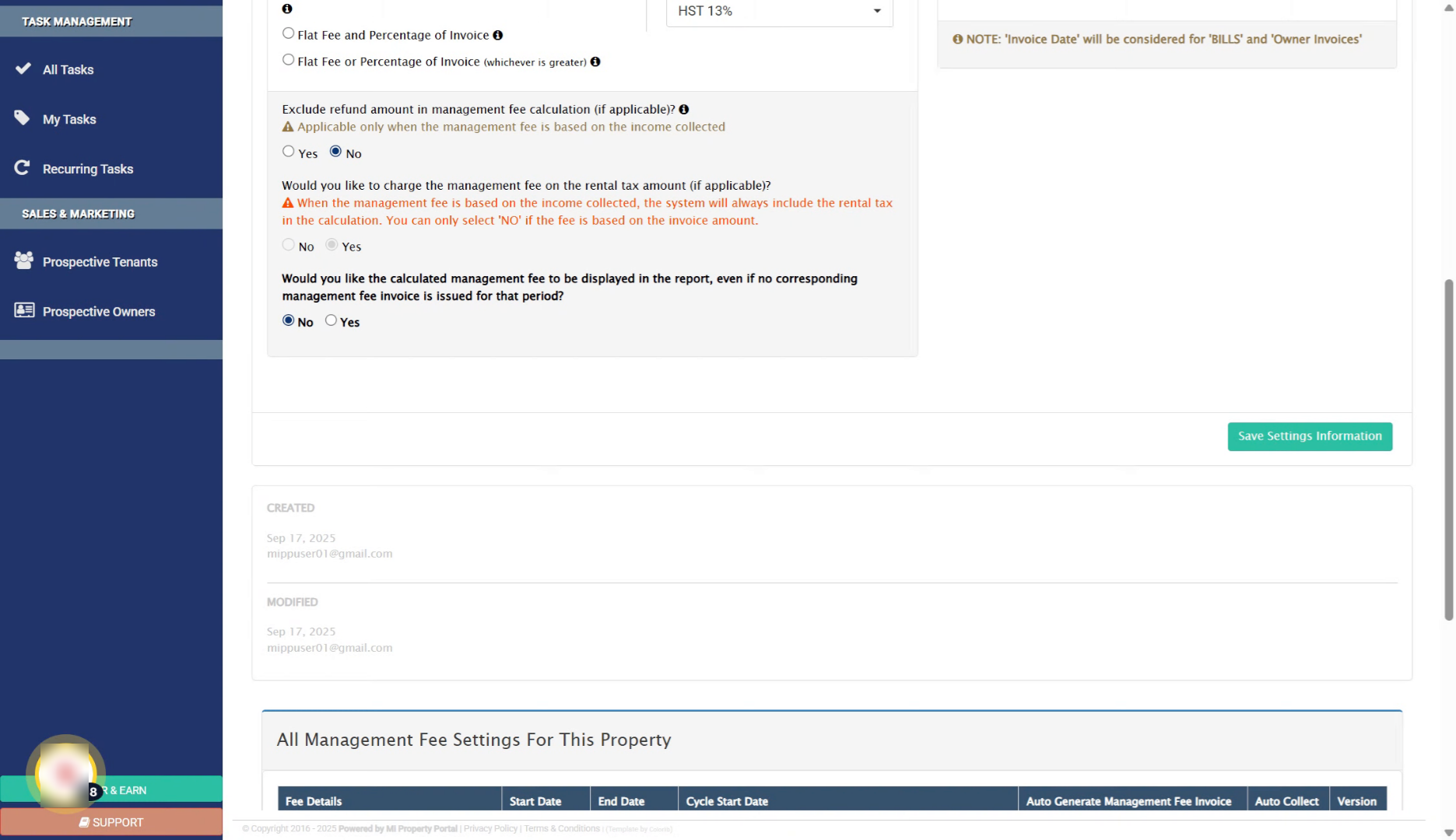 Monthly Cycle Date Changed