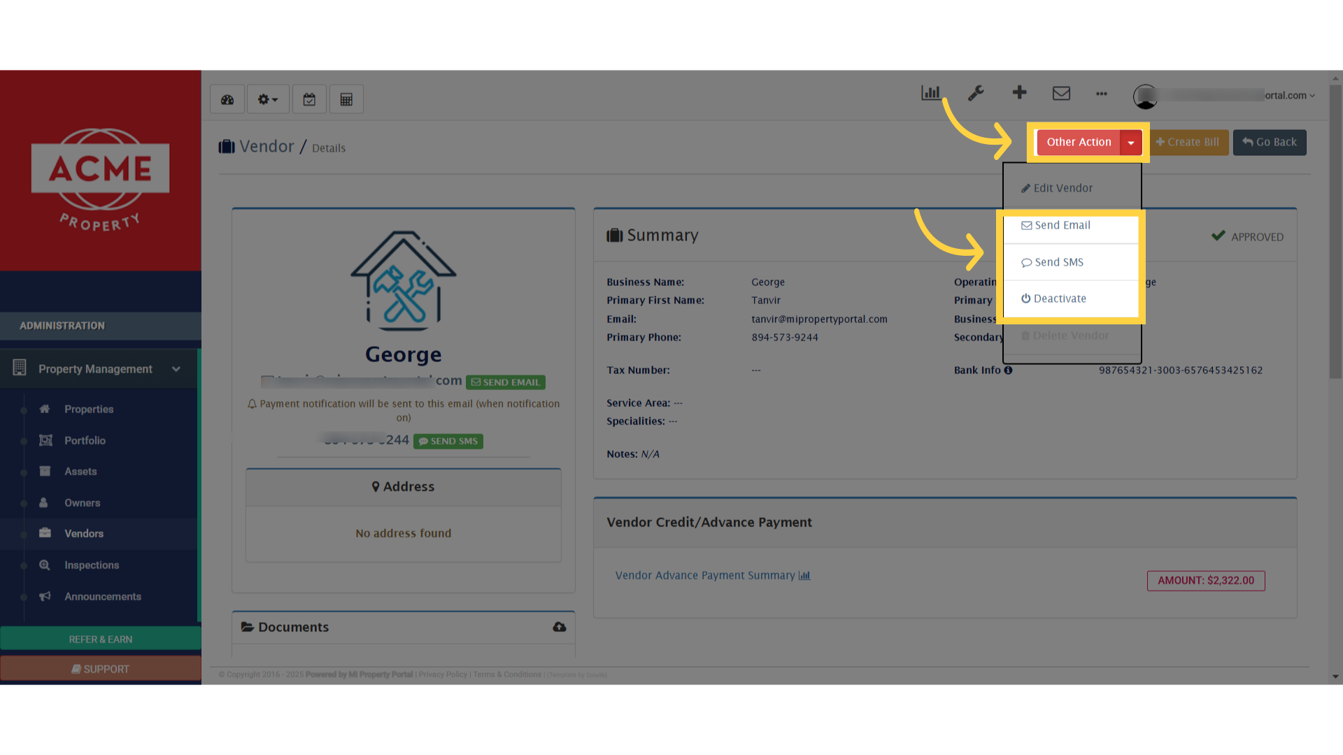 Click 'Specialities:'