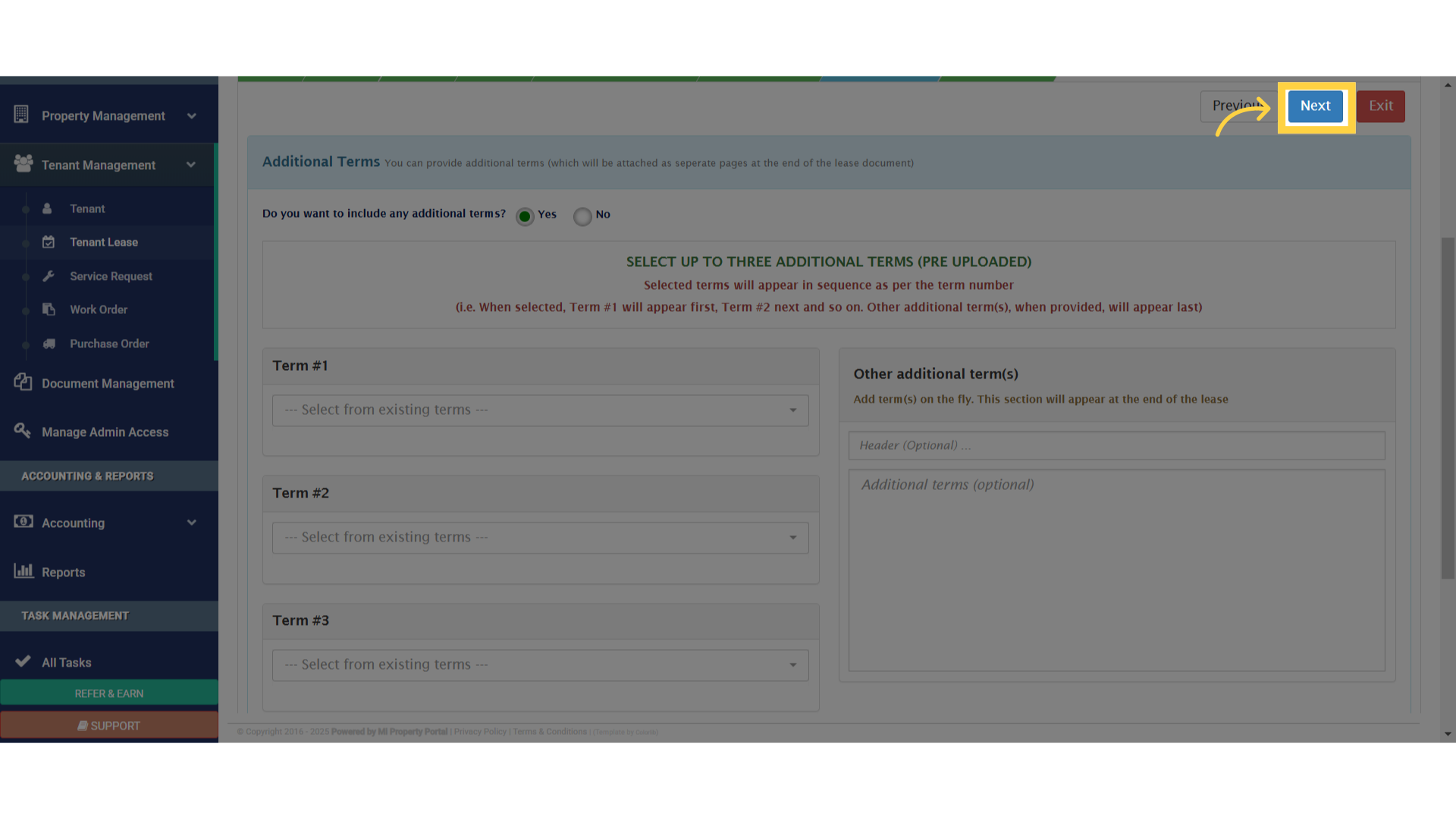 Click 'MiPP - Admin Portal...'
