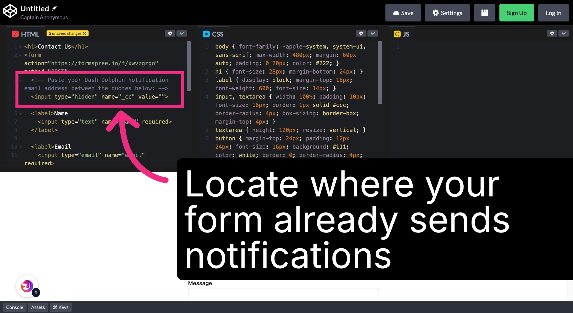 Find the Notification Recipient