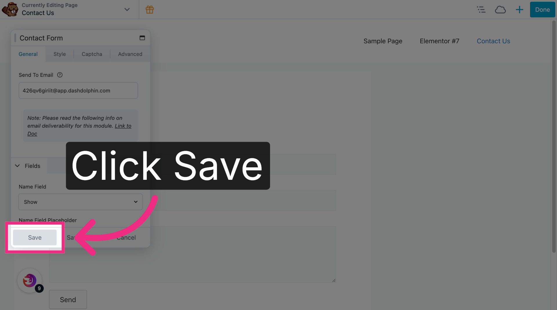 Save Changes
