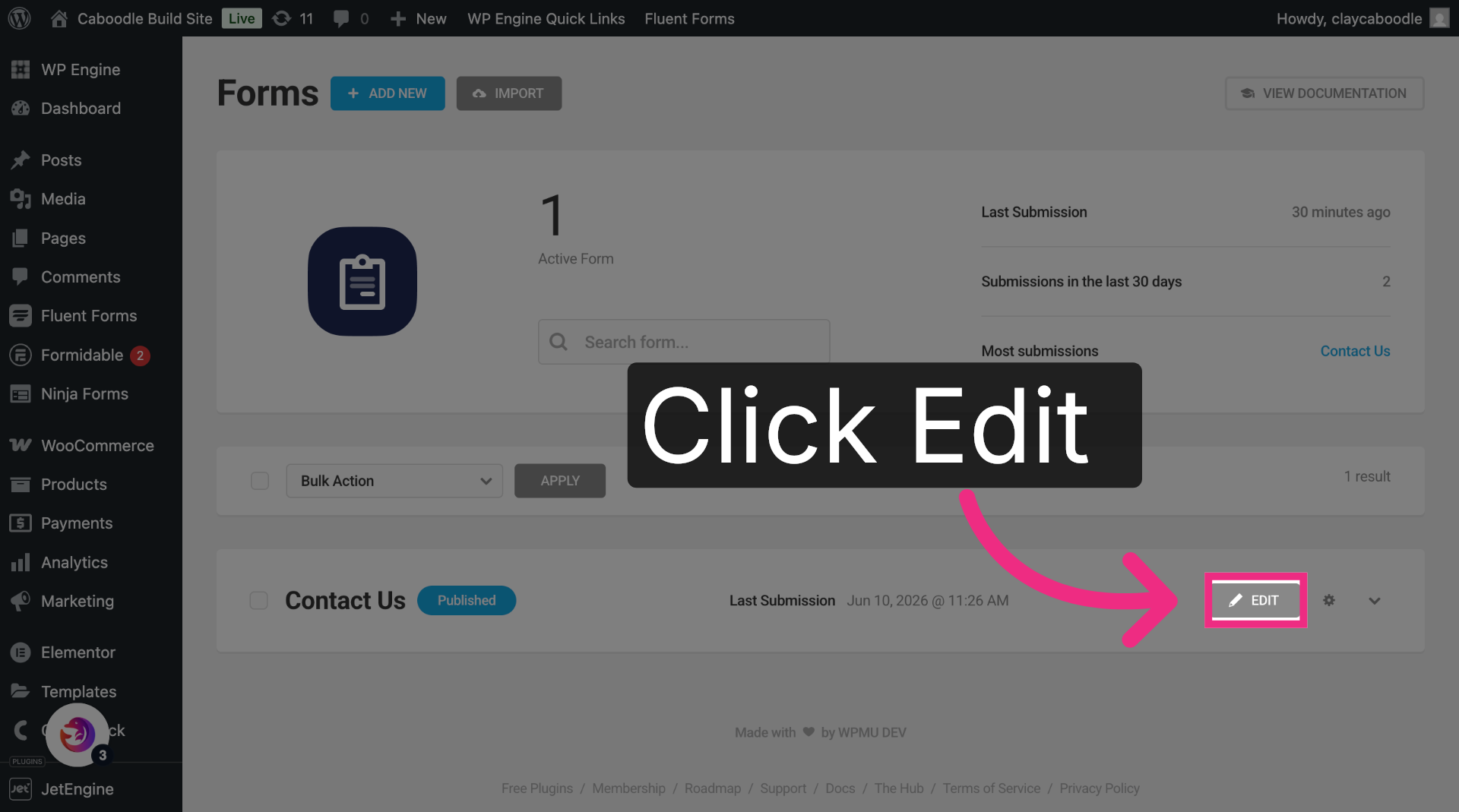 Edit Your Form