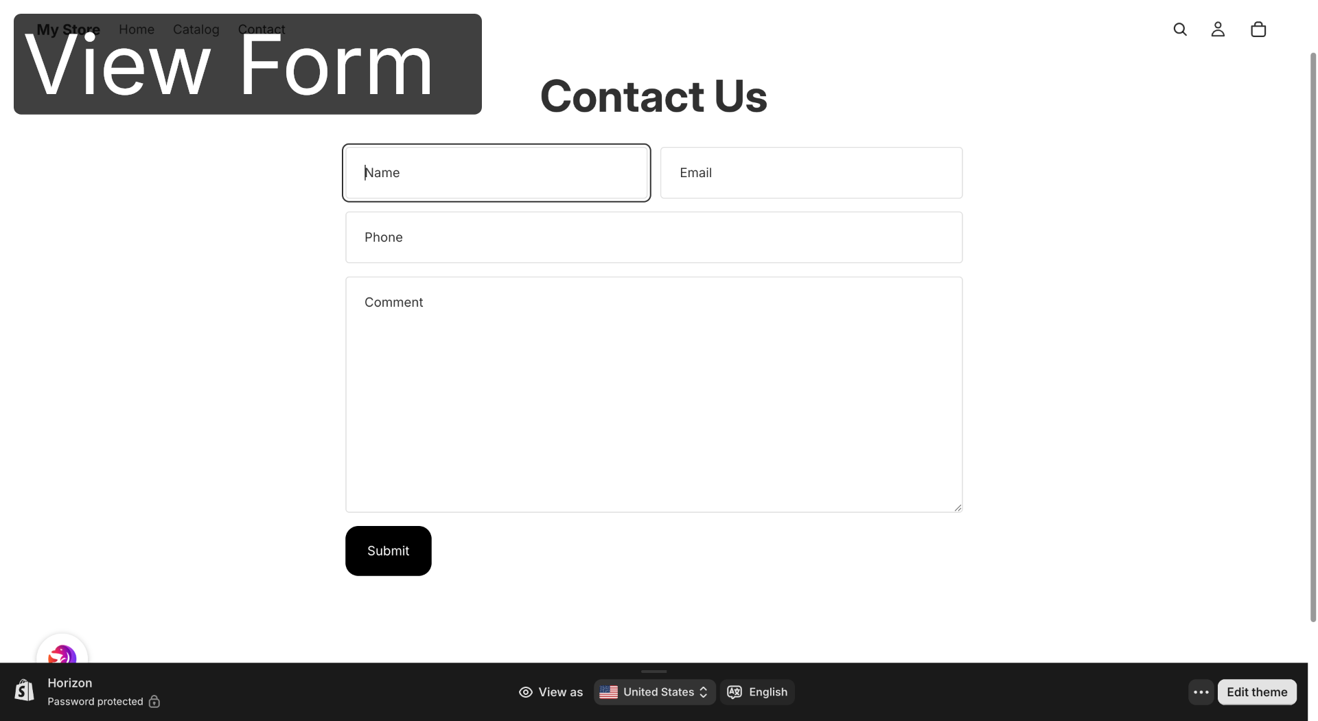 Preview the Form