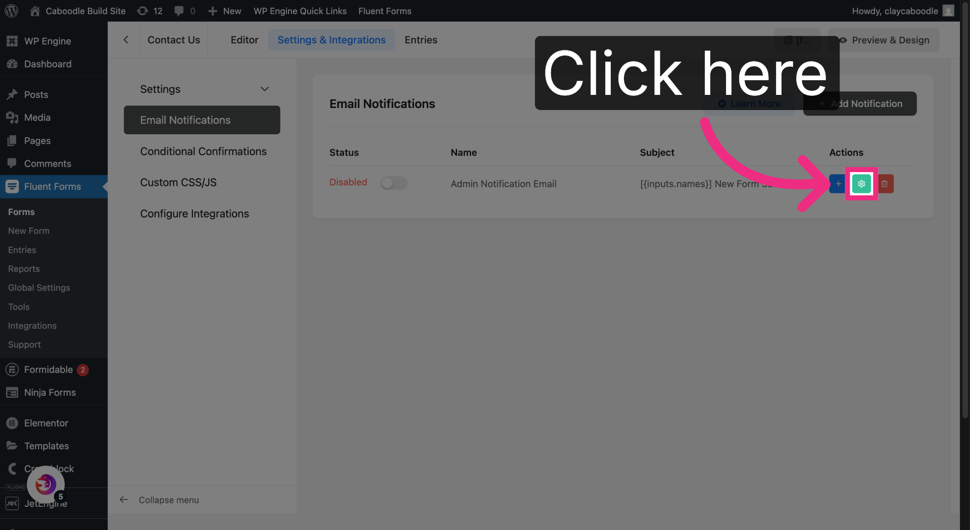 Add New Notification