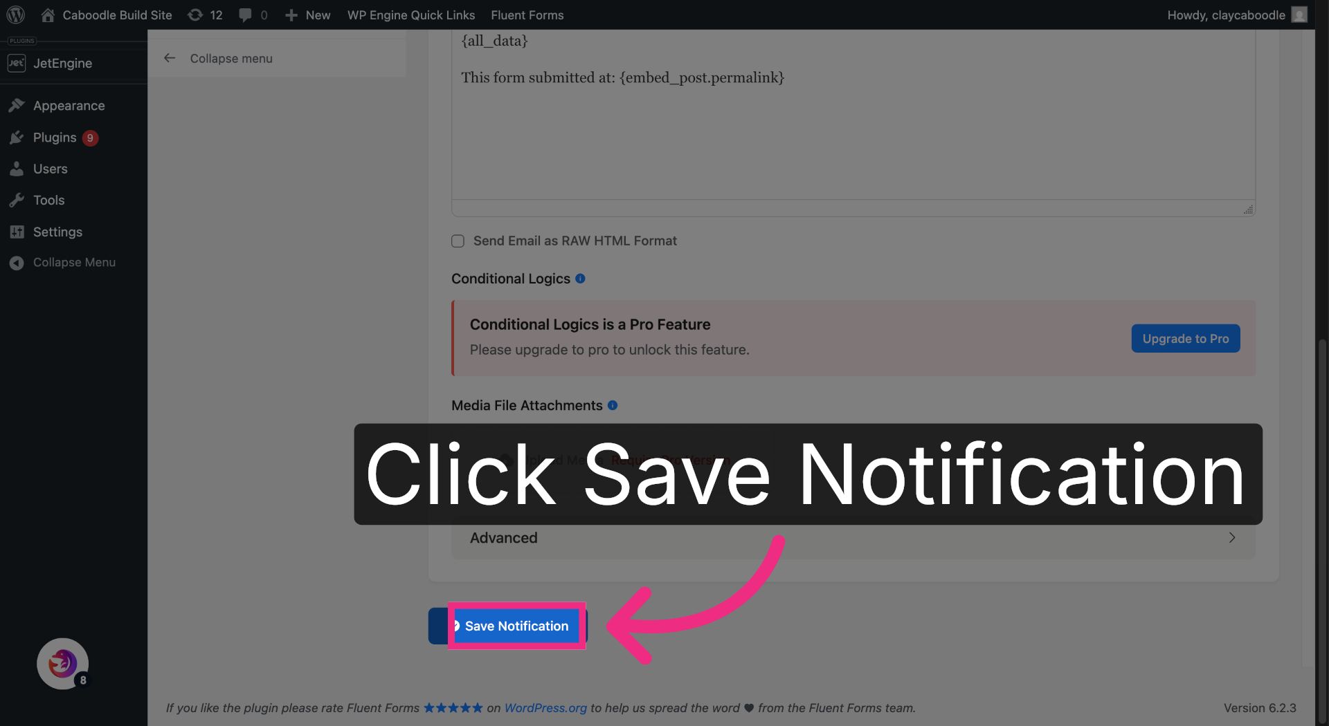 Save Notification Settings