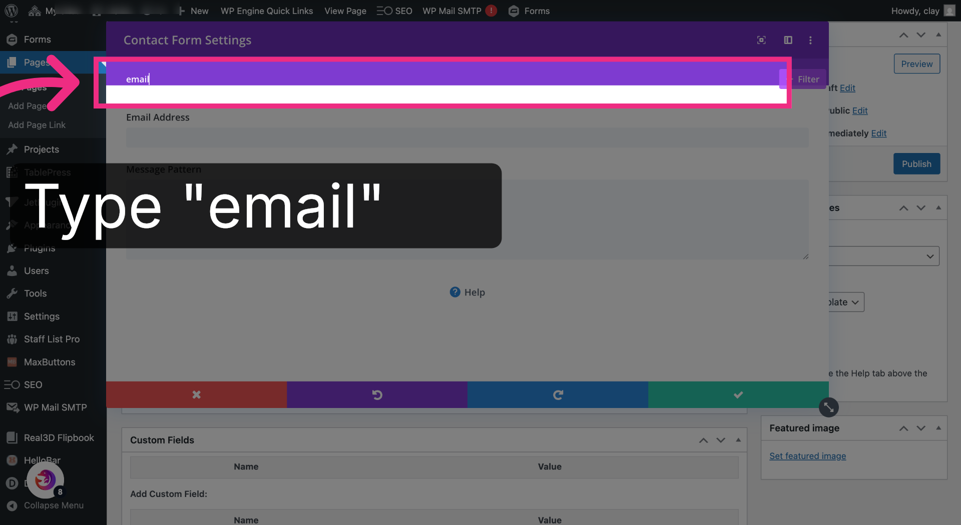 Locate Email Field