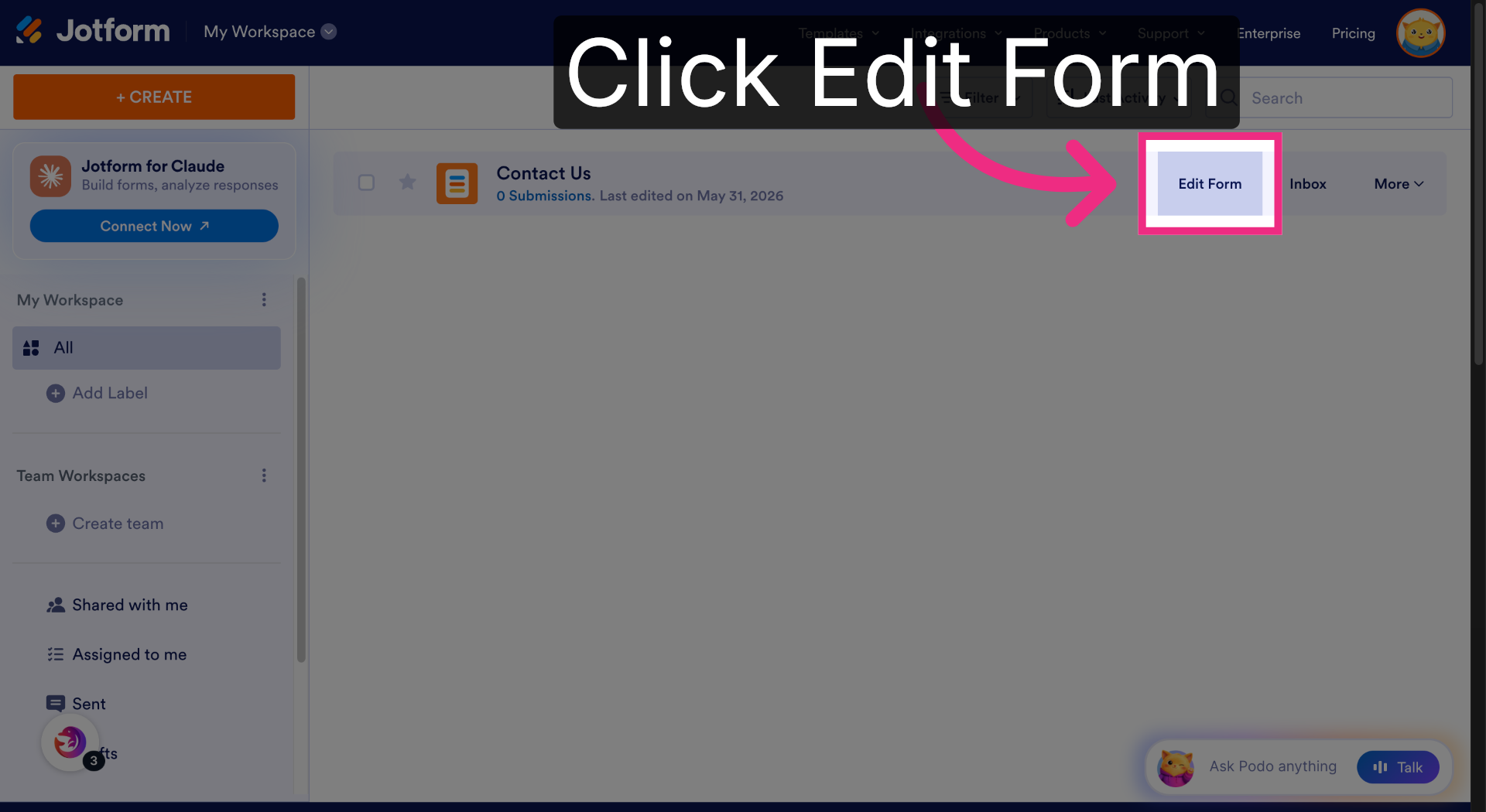 Edit Your Form