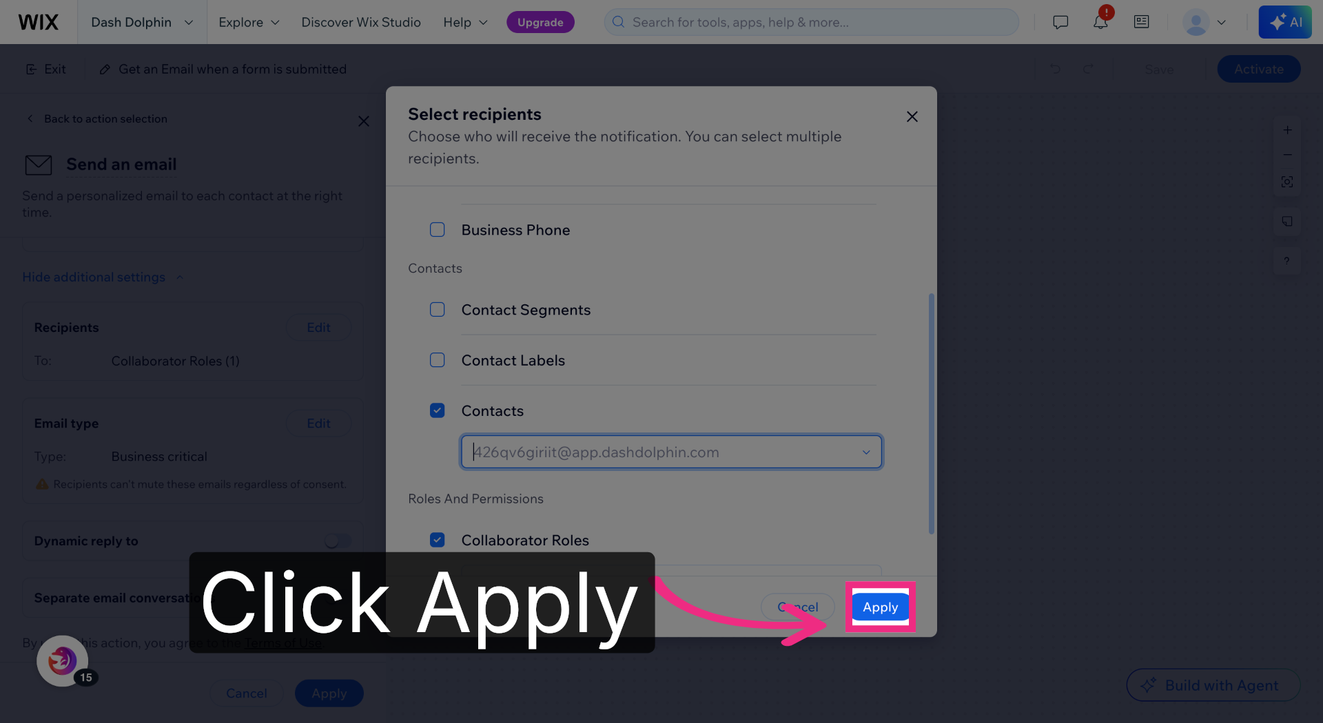 Apply Automation Changes