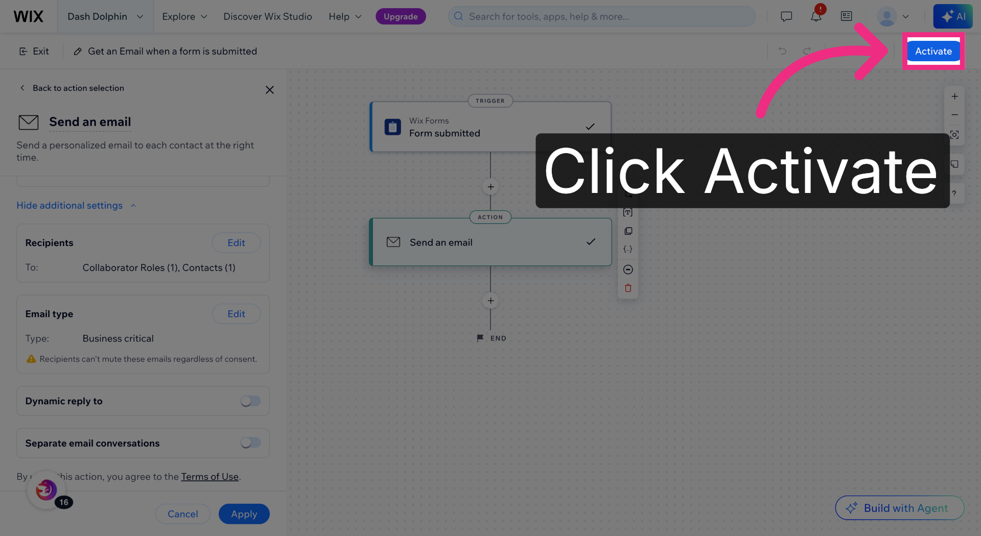 Activate Automation Workflow