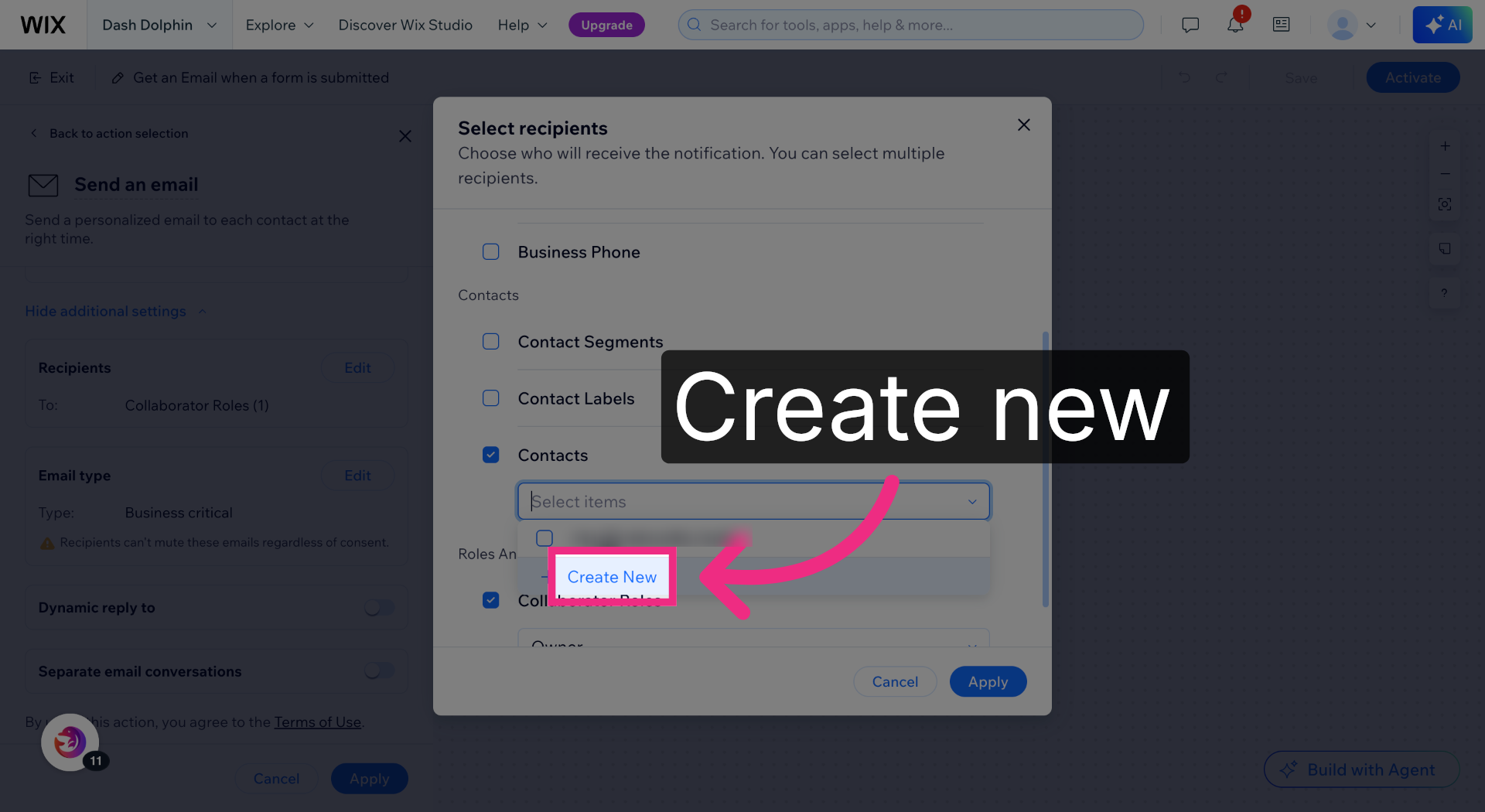 Create New Automation