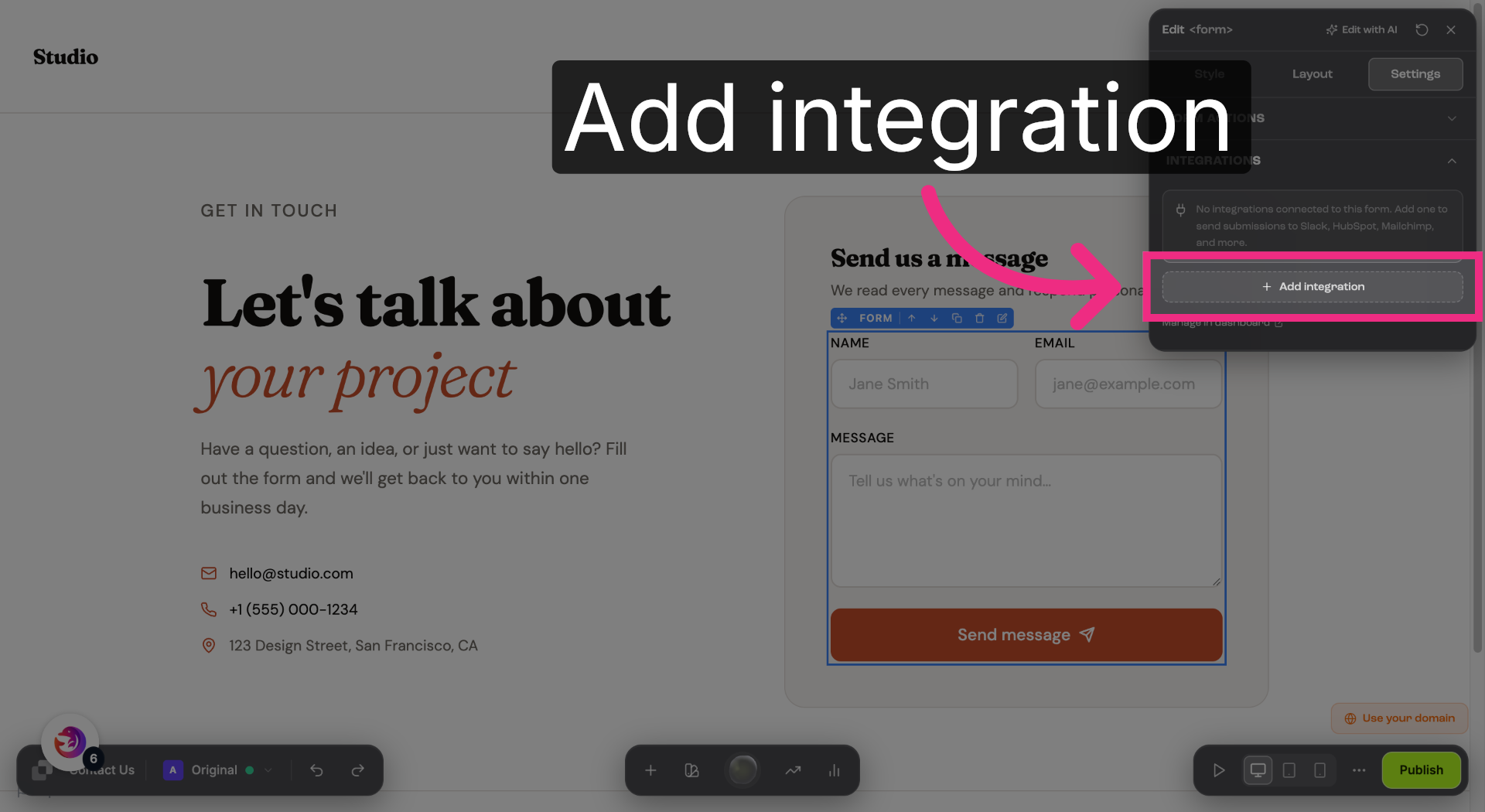 Add New Integration