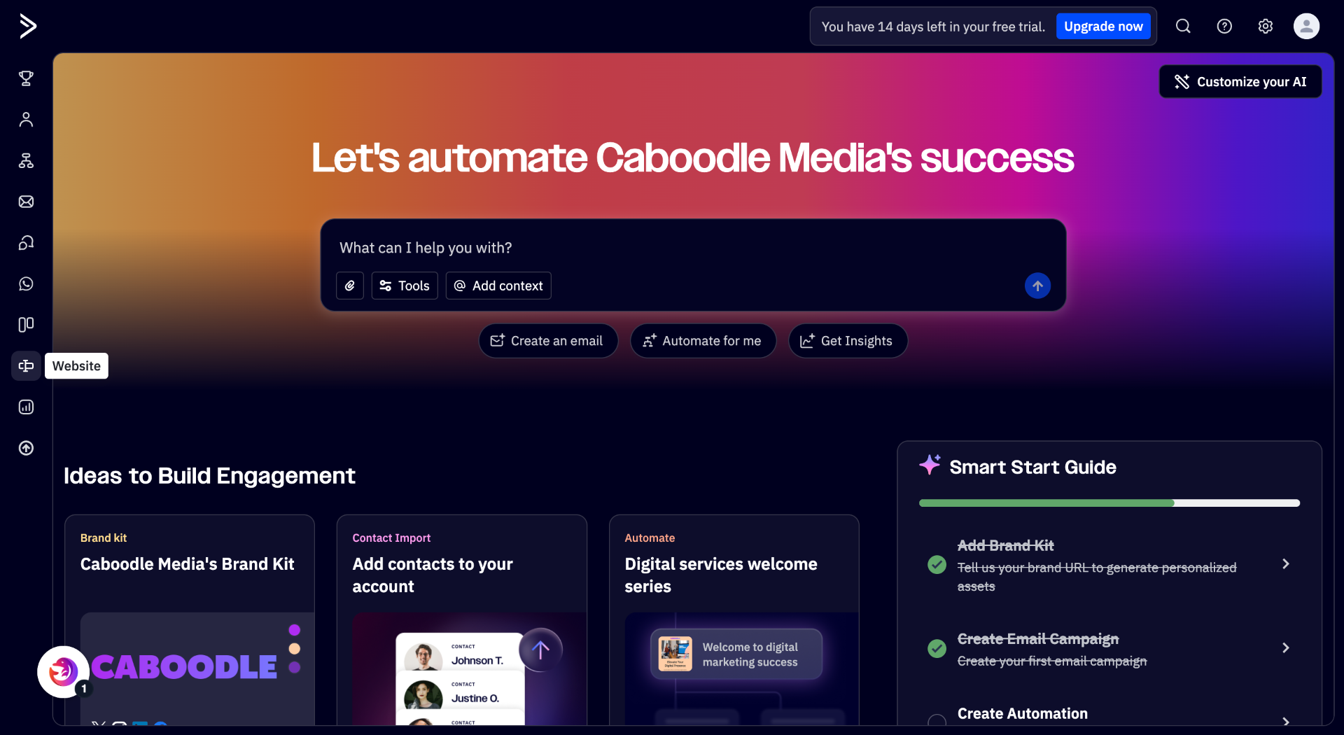 Open ActiveCampaign
