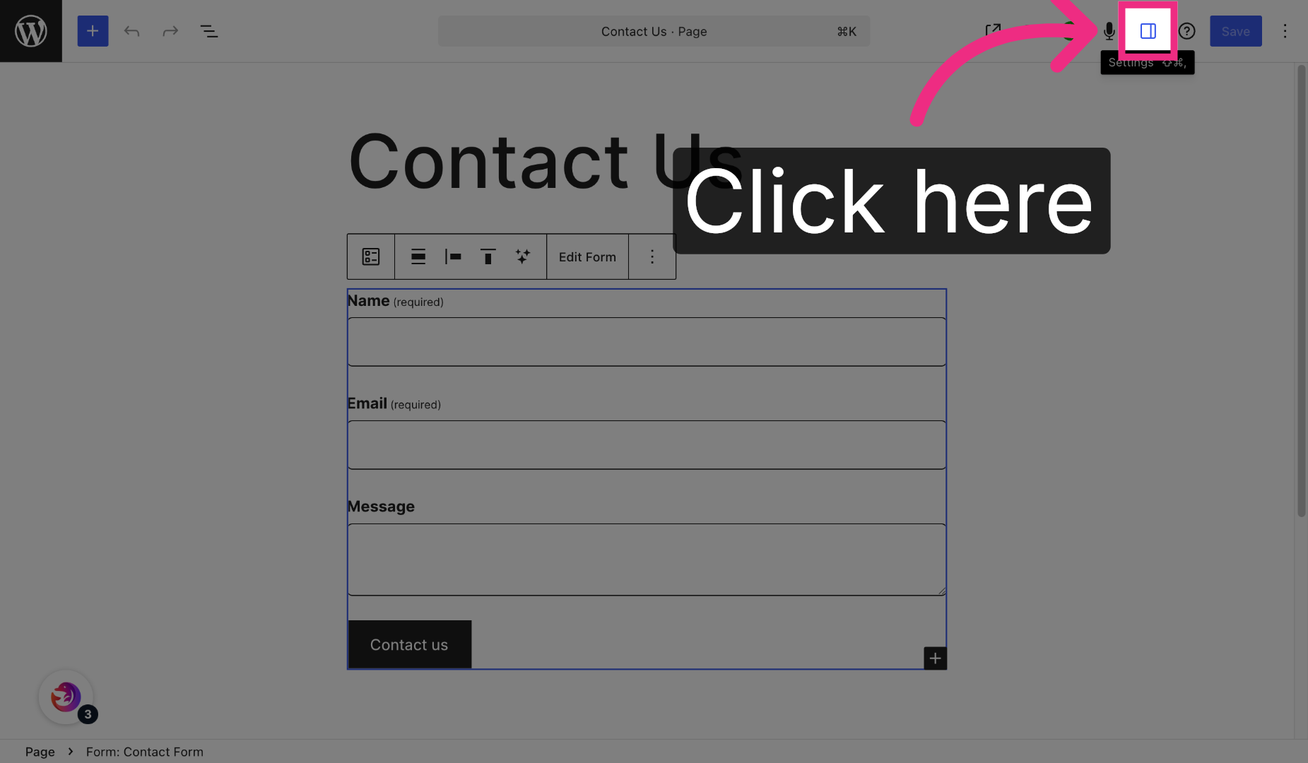 Edit Contact Form