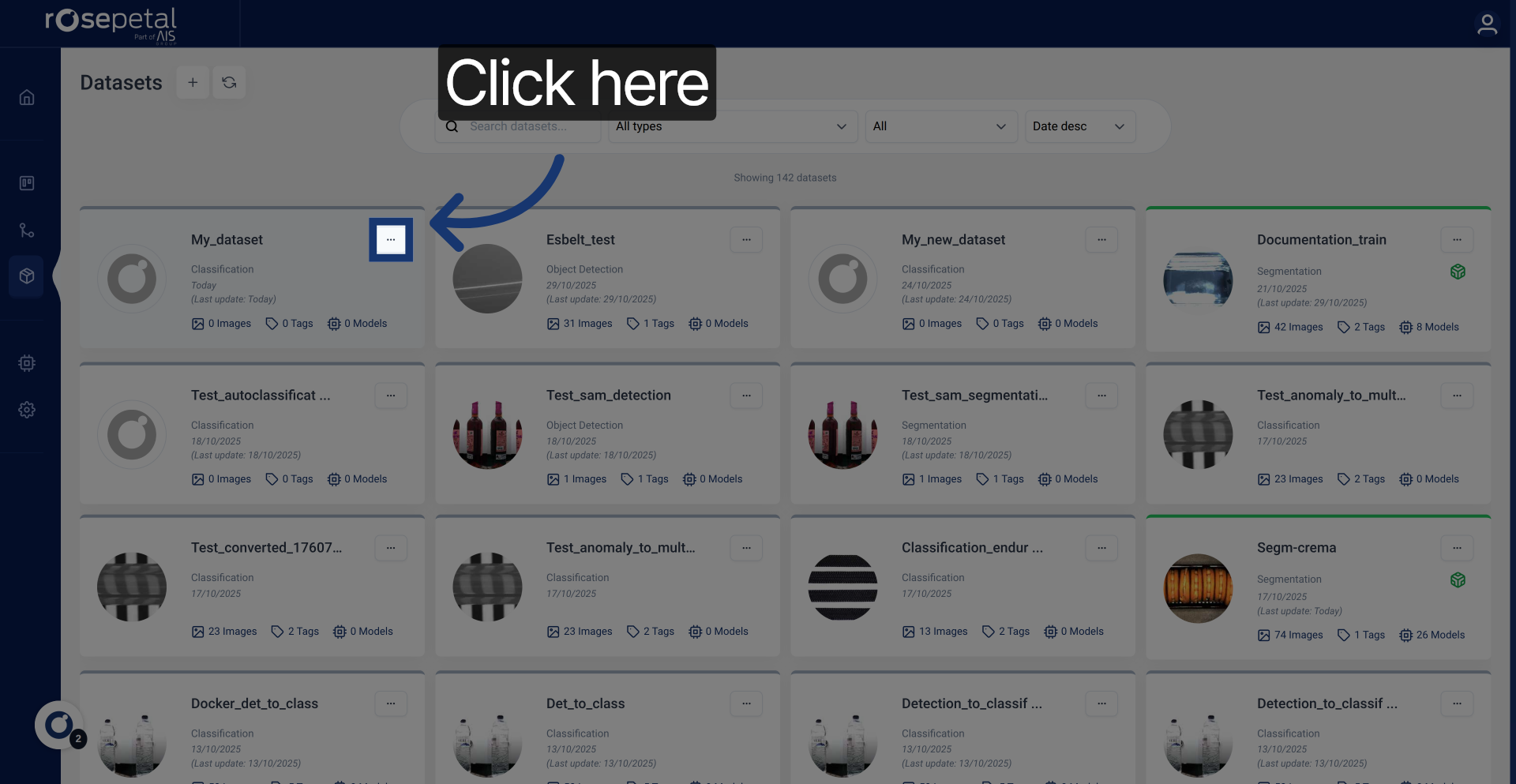 Initiate Dataset Deletion